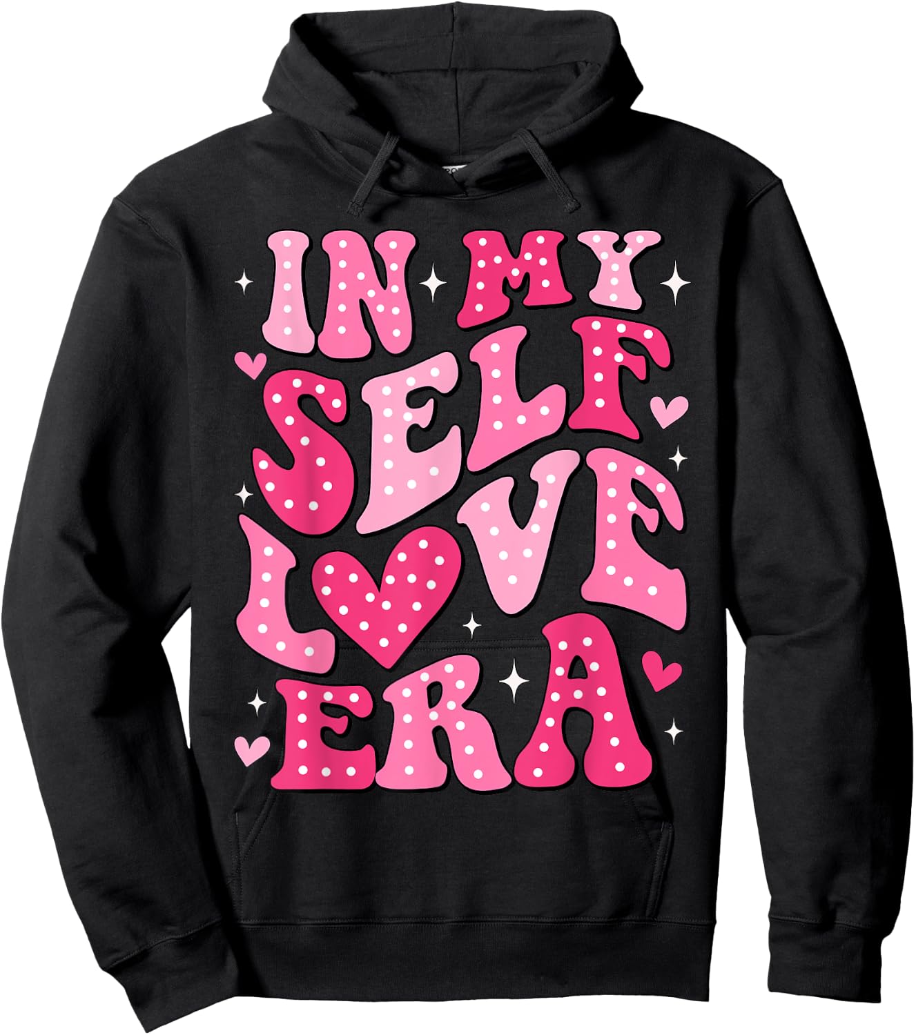 In My Self Love Era Valentines Day Self Love Club Women Girl Hoodie - Hoodie | Black