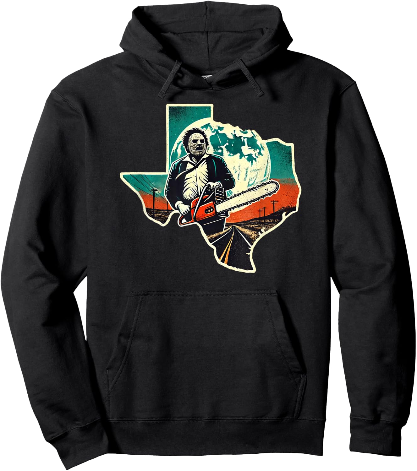 Texas Chainsaw killer Halloween Hoodie - Hoodie | Black