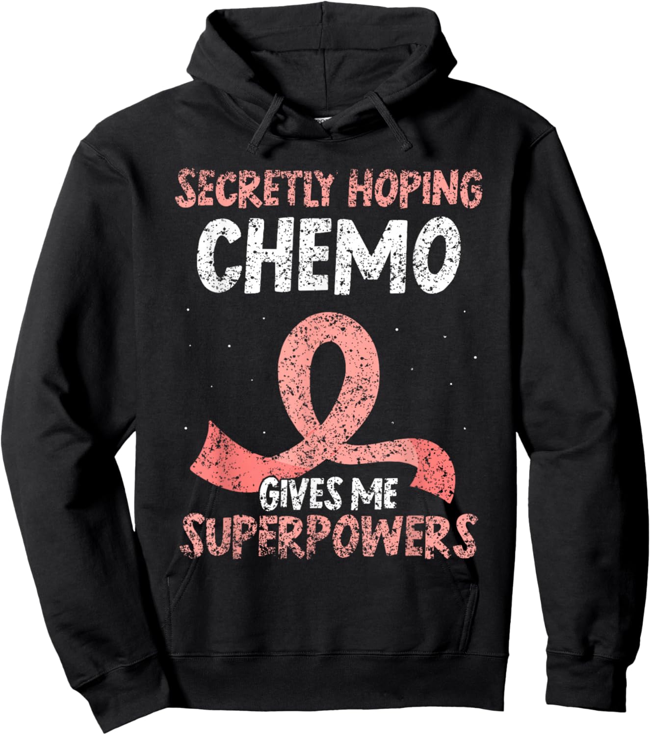 Hoffe Dass Die Chemo Mir Superkräfte verleiht Breast Cancer Hoodie - Hoodie | Black
