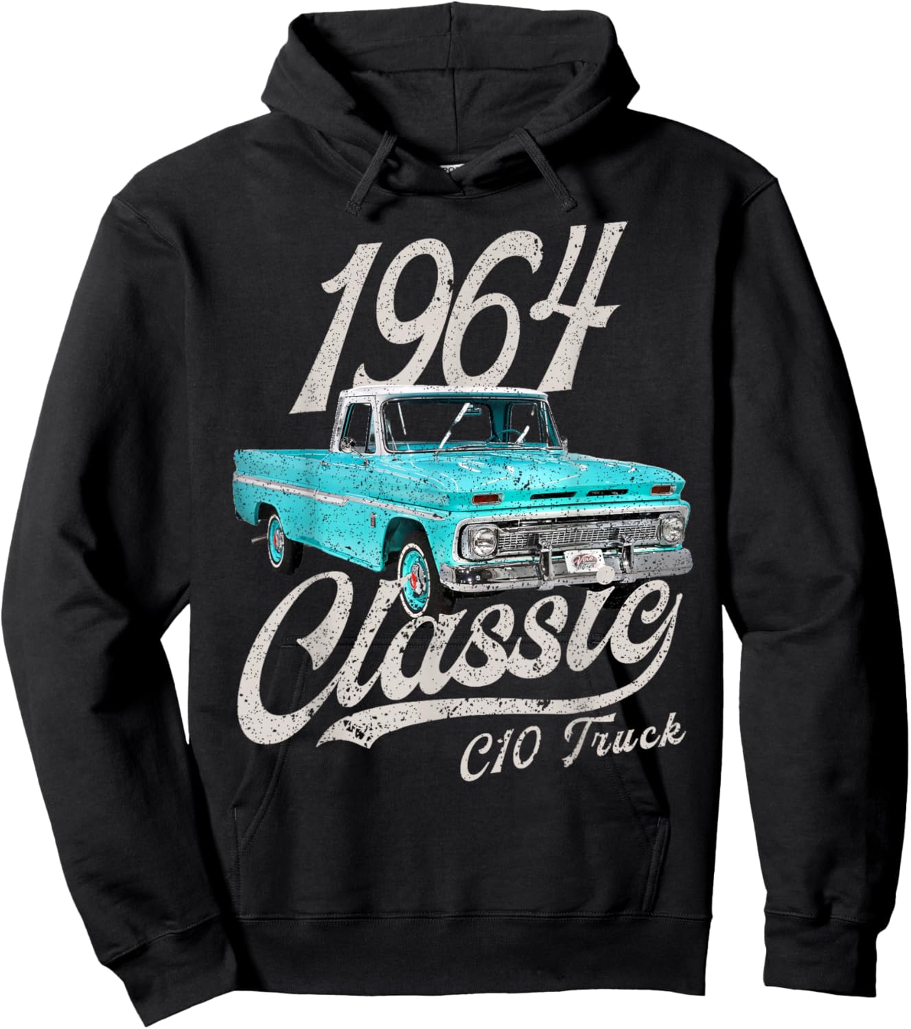 1964 64 c10 TRUCK Hoodie - Hoodie | Black