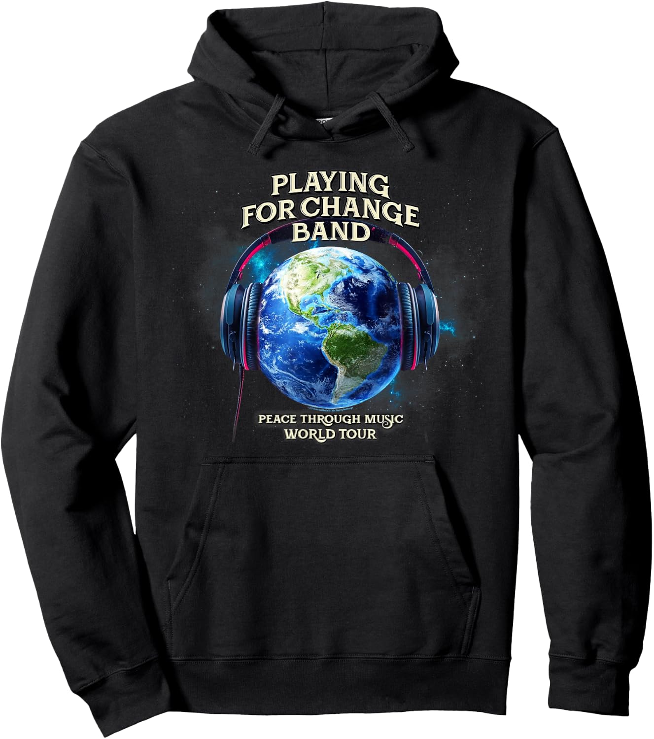 Playing for Change World Tour Globe Hoodie - Hoodie | Black