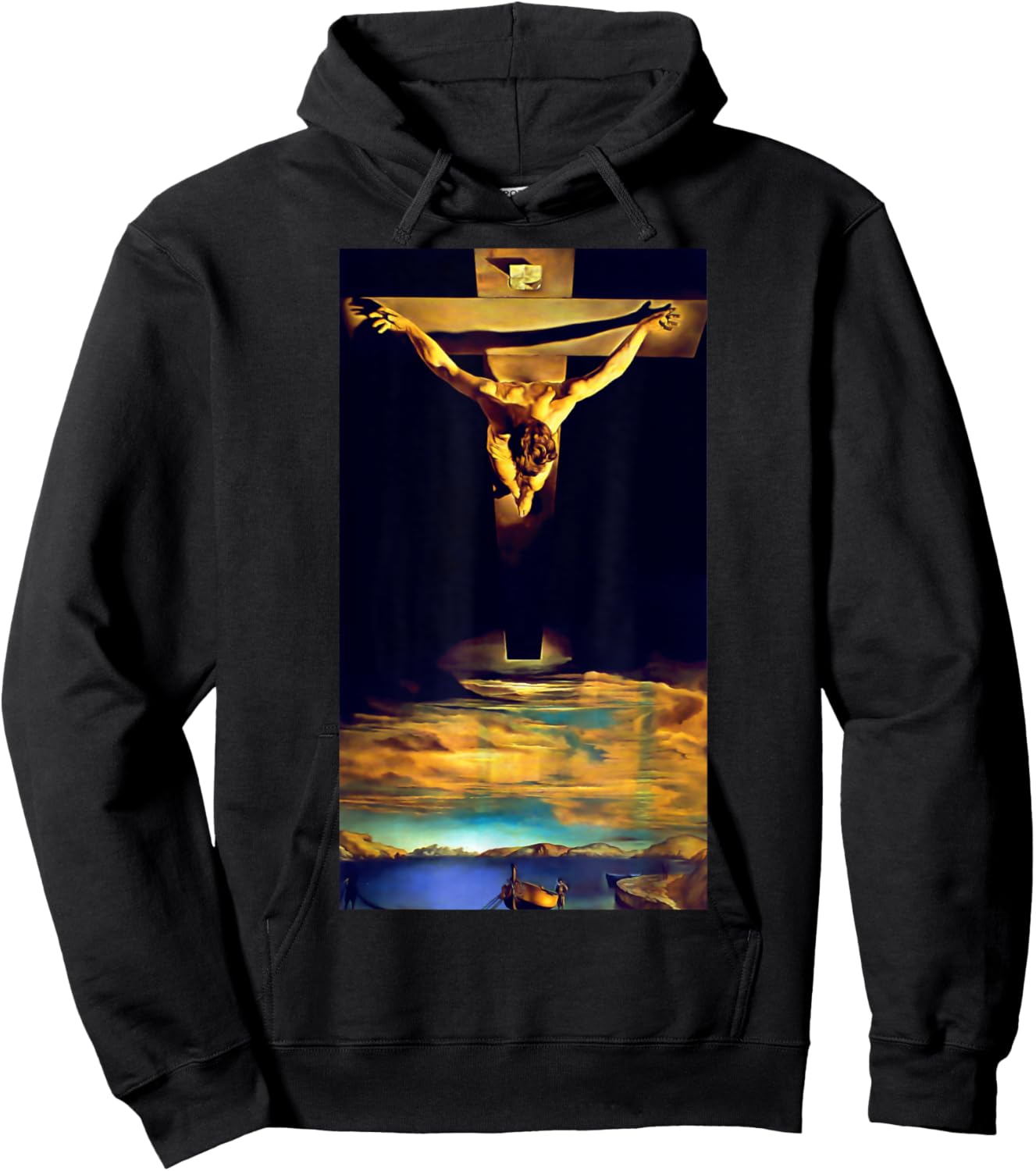Greatest Masterpieces Jesus Christ by Dali Hoodie - Hoodie | Black