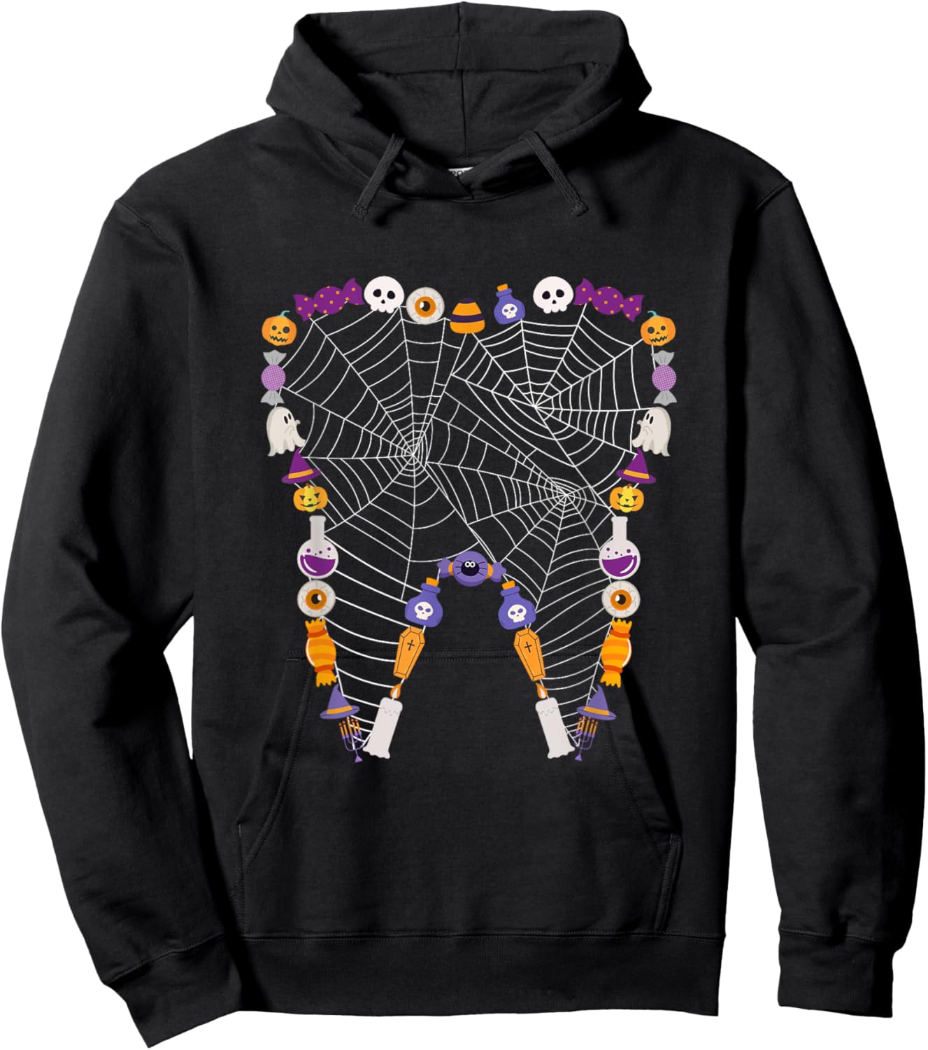 Tooth Halloween Costume Dentist Dental Squad Hoodie - Hoodie | Black