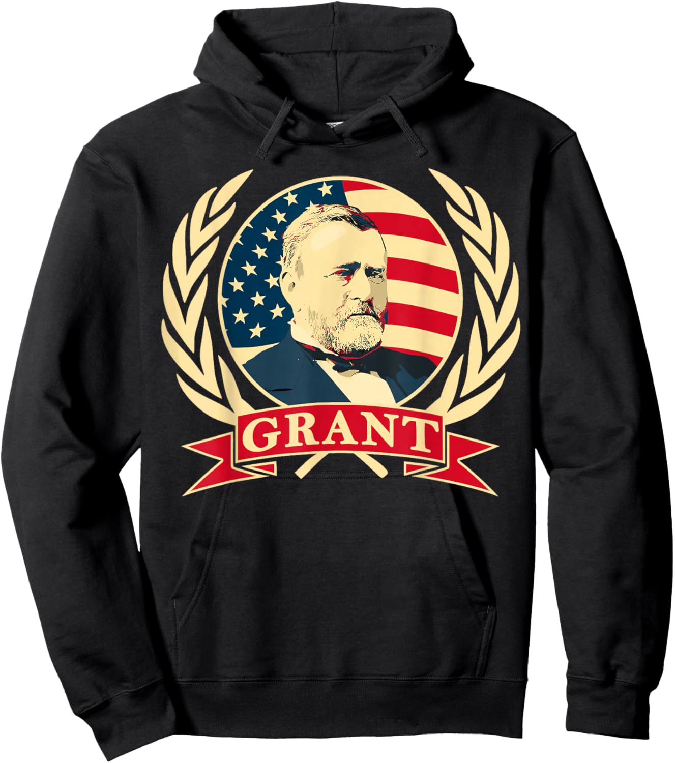 President Ulysses S Grant Hoodie - Hoodie | Black