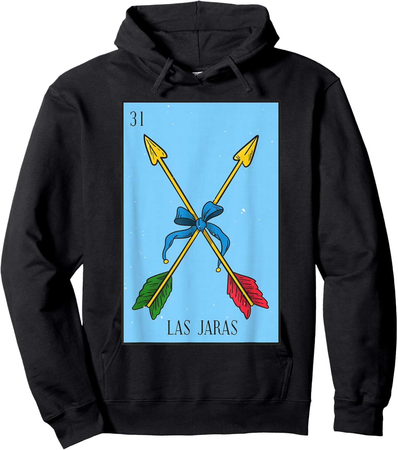las jaras Mexican Lottery culture Hoodie - Hoodie | Black
