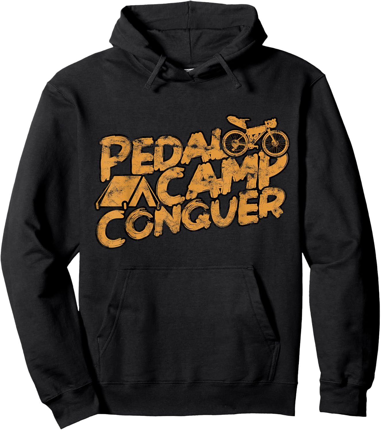 Bikepacking Bike Packing Gravel Bike Cycling Bikepacking Hoodie - Hoodie | Black
