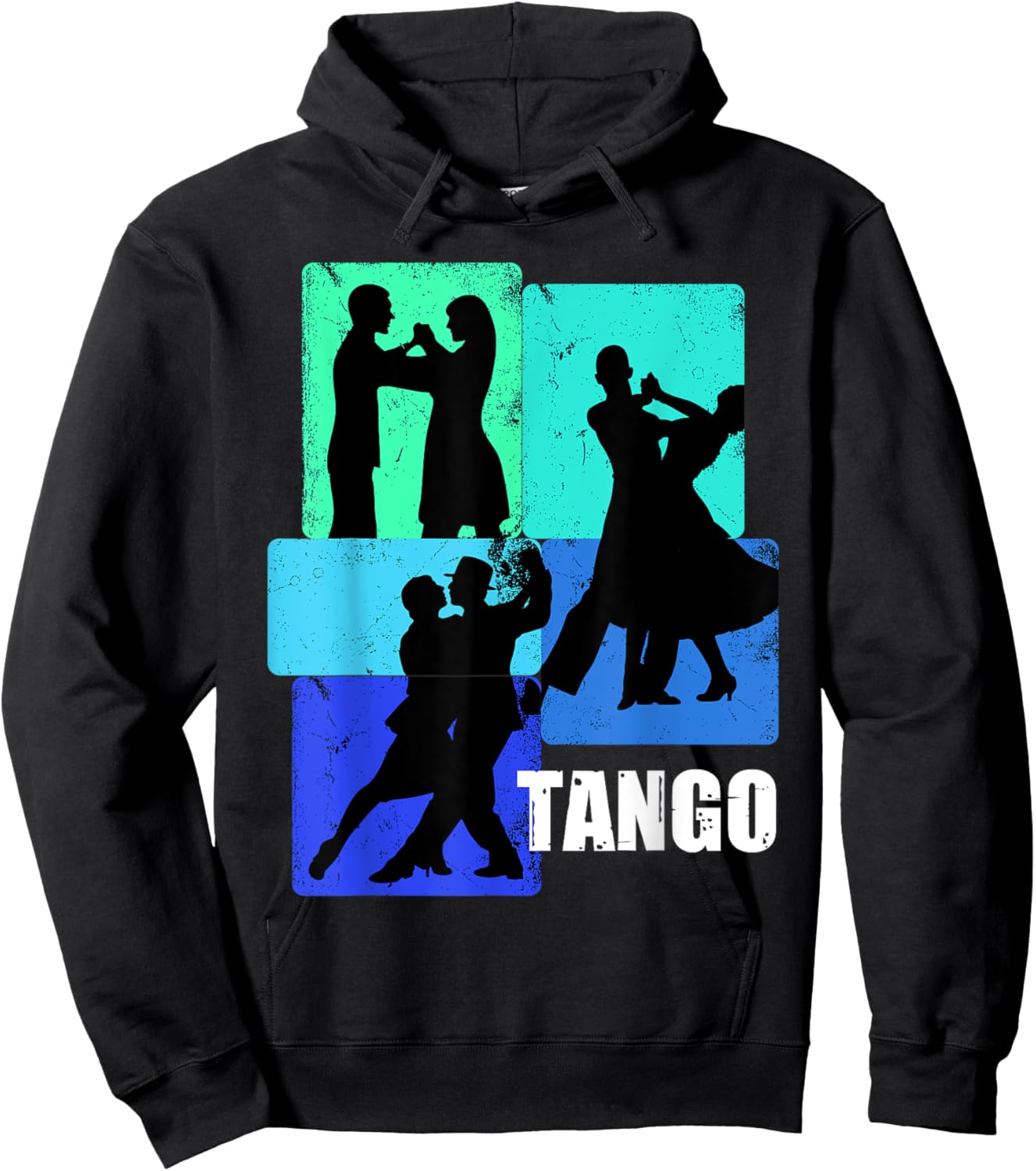 Tango Dancing for Tango Dancer | Retro Tango Hoodie - Hoodie | Black
