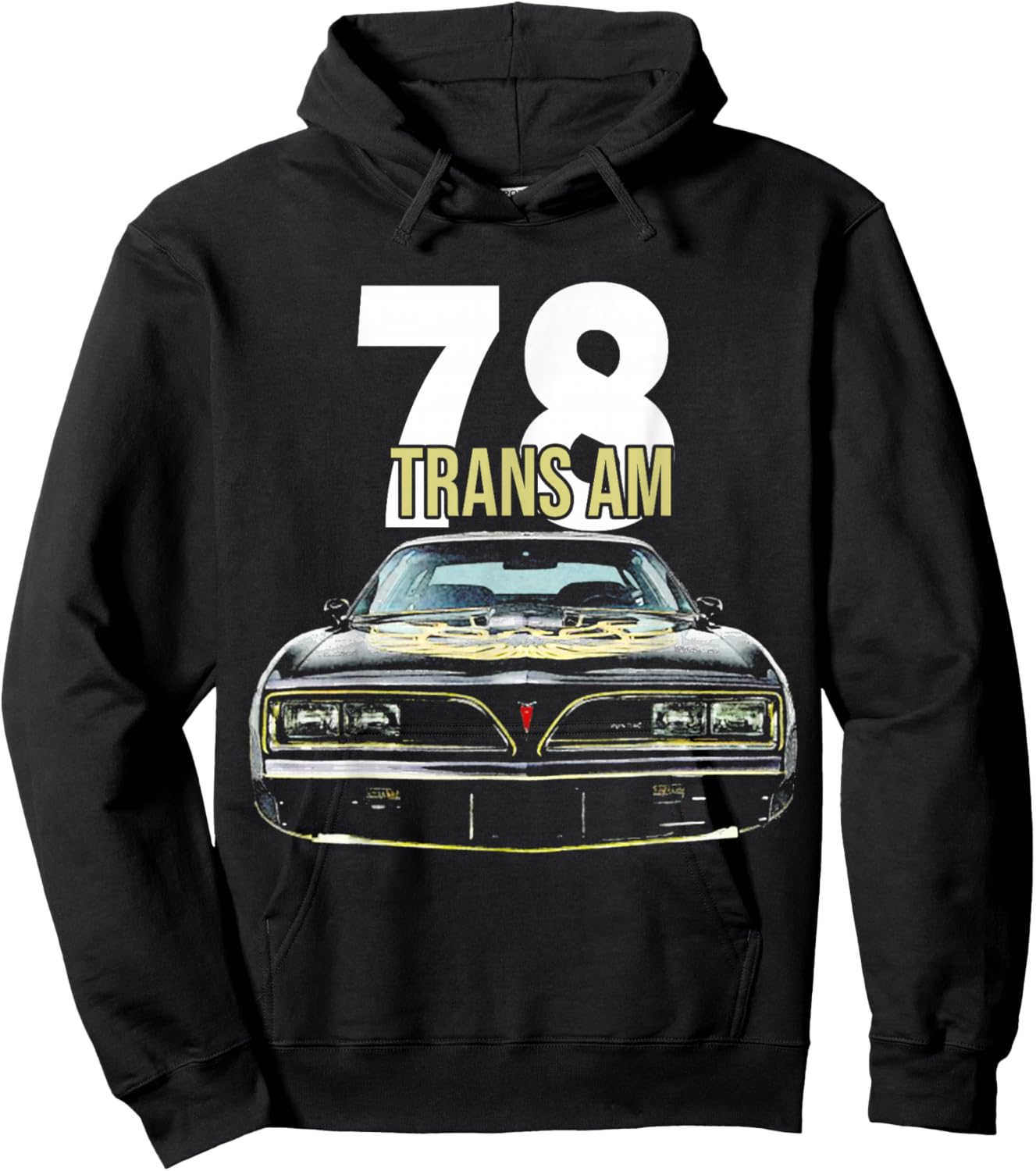 1978 78 trans am vintage black car MUSCLE CARS 70s CLASSIC Hoodie - Hoodie | Black