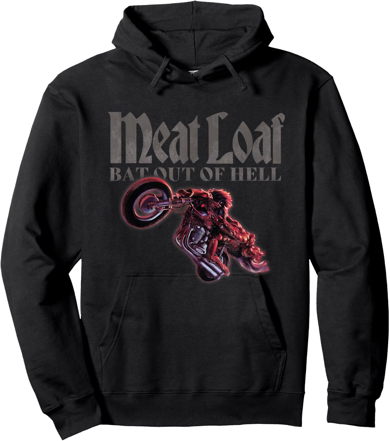 Meat Loaf Bat Out of Hell Bike Hoodie - Hoodie | Black