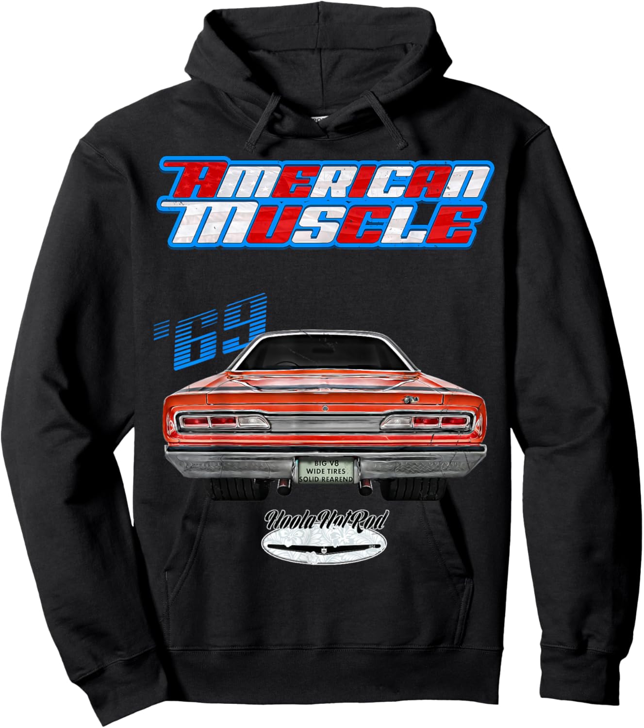 1969 Super Bee,Coronet 500,Hot Rod,Muscle Car,Magnum,Wedge Hoodie - Hoodie | Black