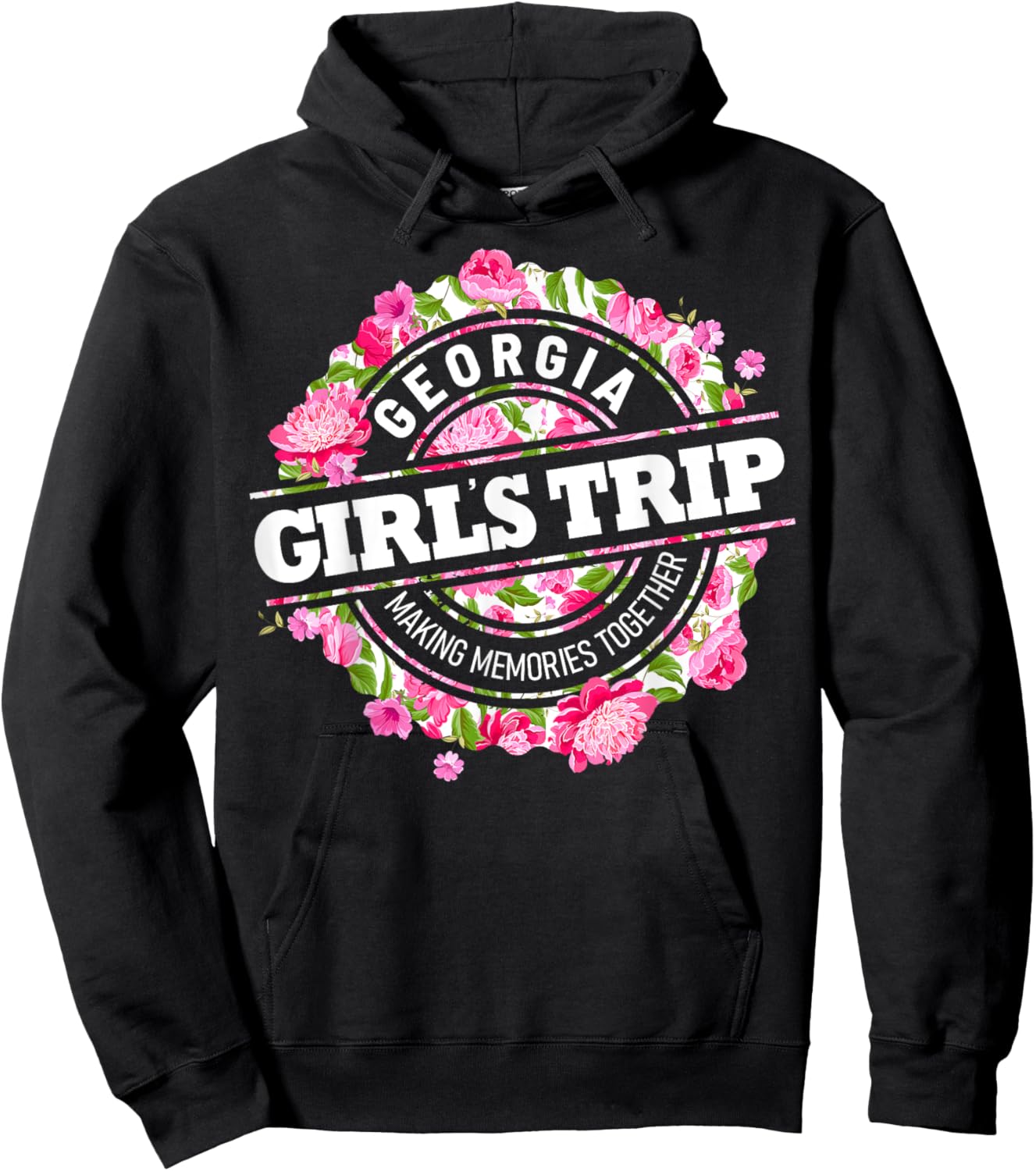 Girls Trip Georgia 2024 Shirts For Weekend Vacation Hoodie - Hoodie | Black