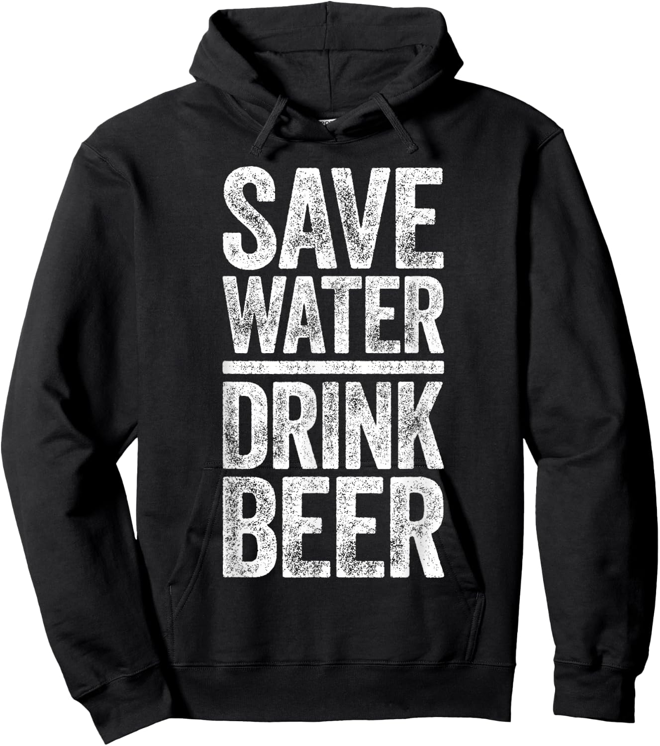 Save Water Drink Beer Shirt Funny Men Women Drinking Hoodie - Hoodie | Black