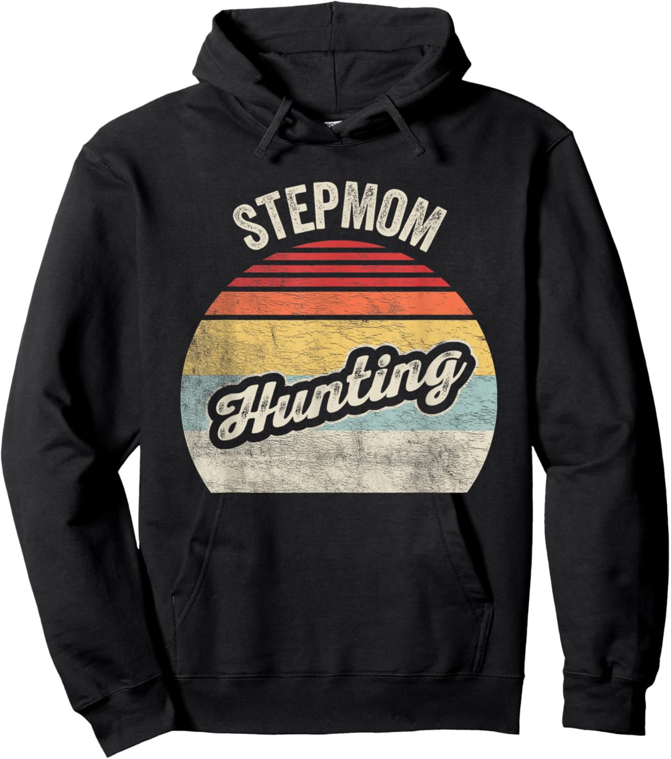 Retro Stepmom Step Mom Hunting Shirt Hoodie - Hoodie | Black