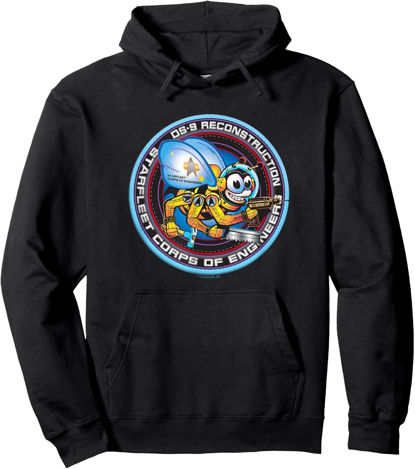 Star Trek: Deep Space Nine Starfleet Corps Of Engineers Hoodie - Hoodie | Black