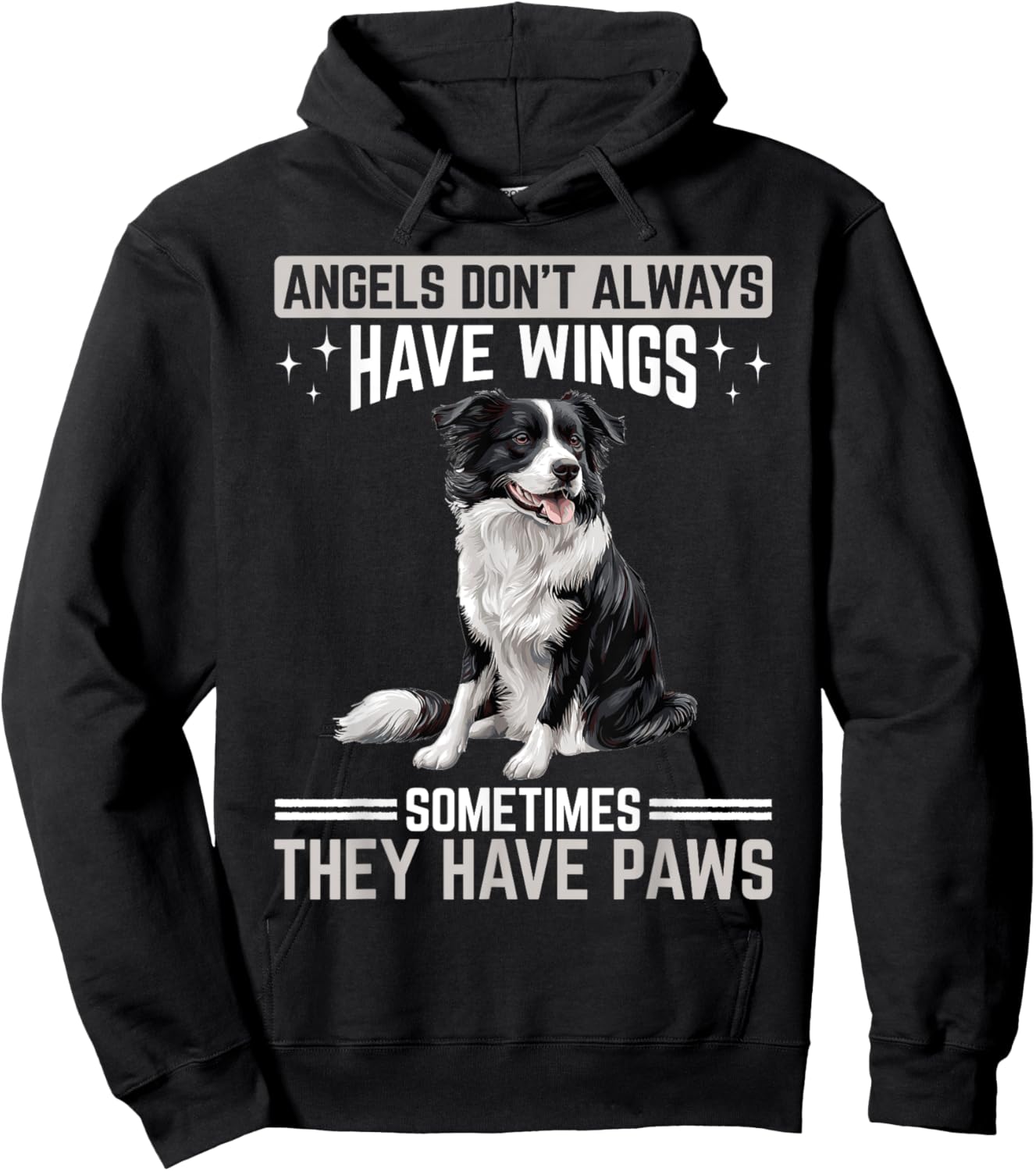 Border Collie Dog Owner Men Women Kids Hoodie - Hoodie | Black