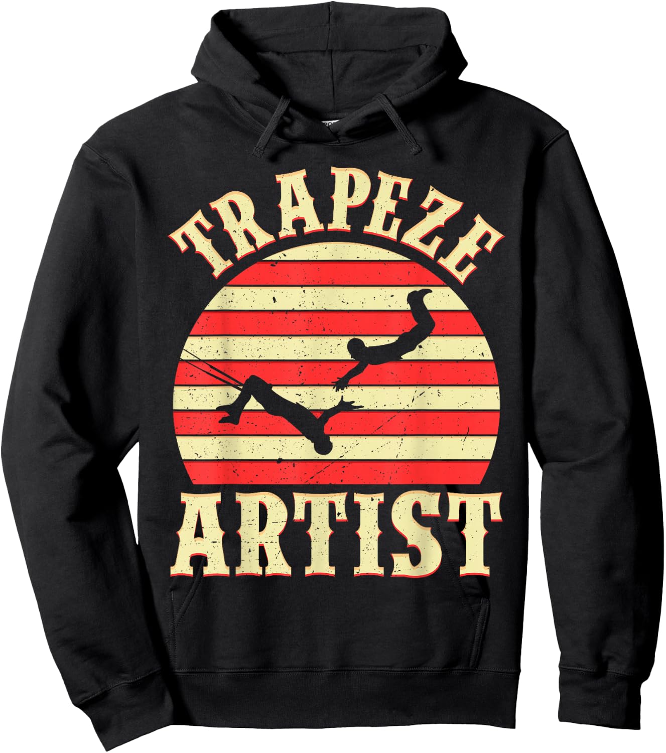 Trapeze Shirt - Circus Shirts - Trapeze Artist Costume Hoodie - Hoodie | Black