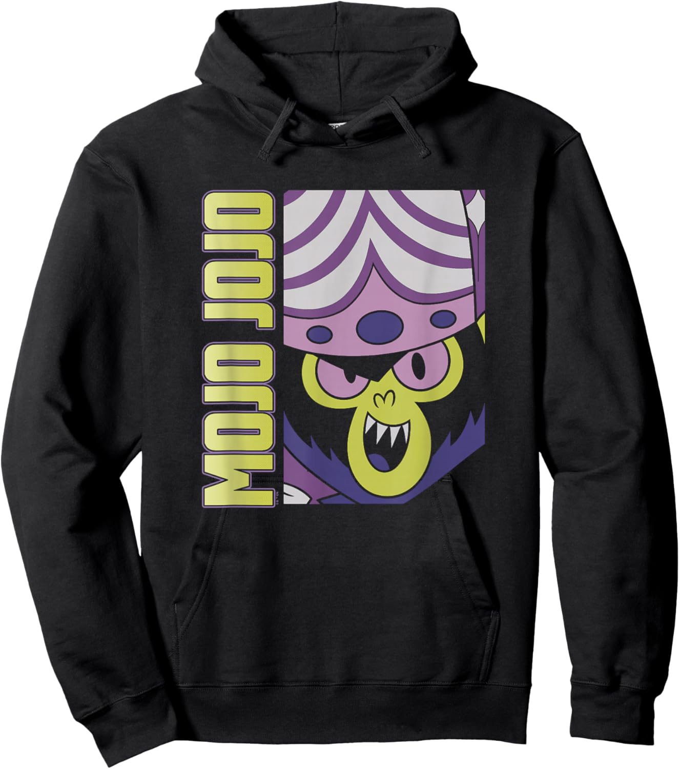 Power Puff Girls Mojo JoJo Big Face Poster Hoodie - Hoodie | Black