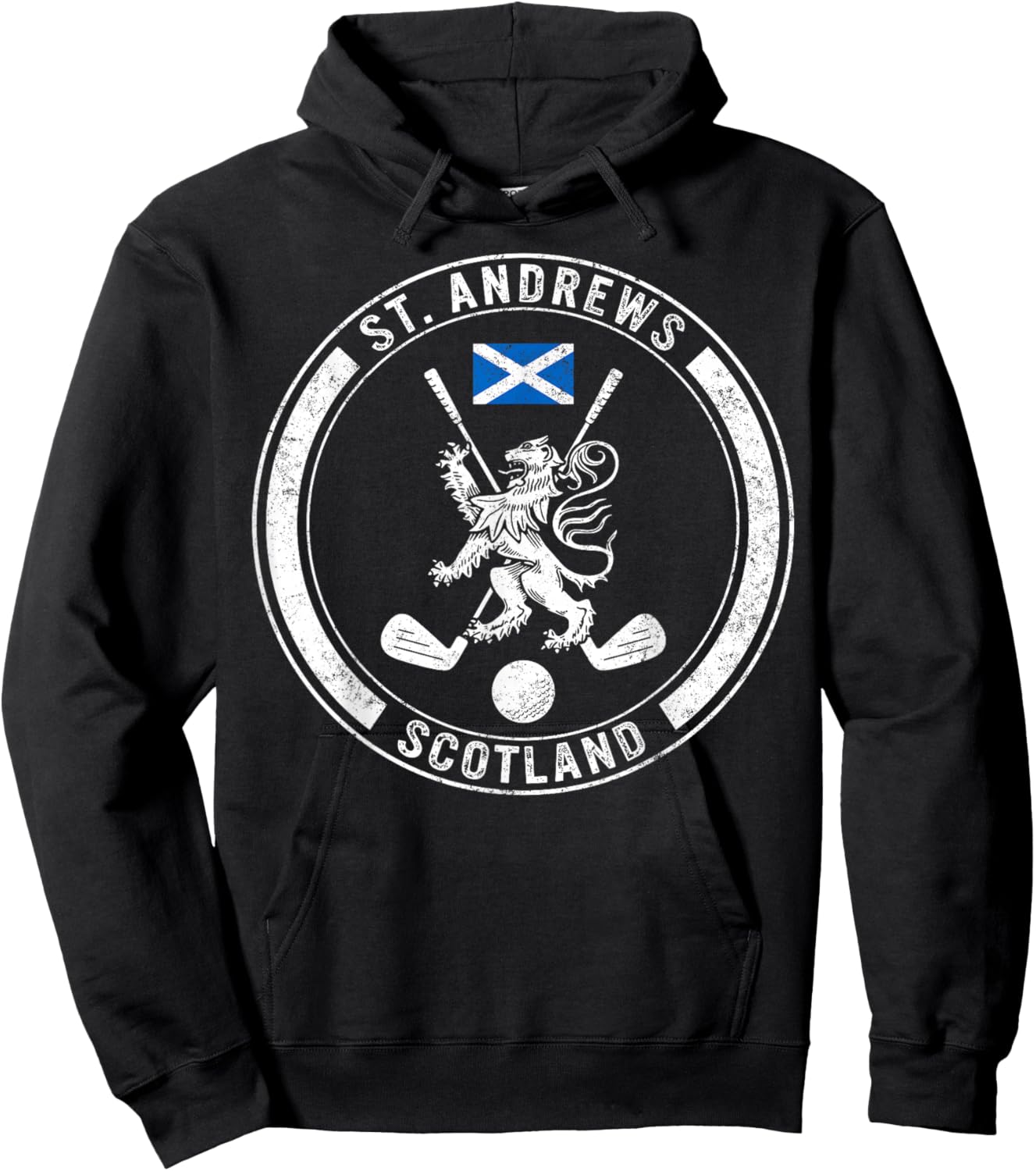 Golf St Andrews Scotland Golf Lover Gift Ideas, Life Golf Pl Hoodie - Hoodie | Black