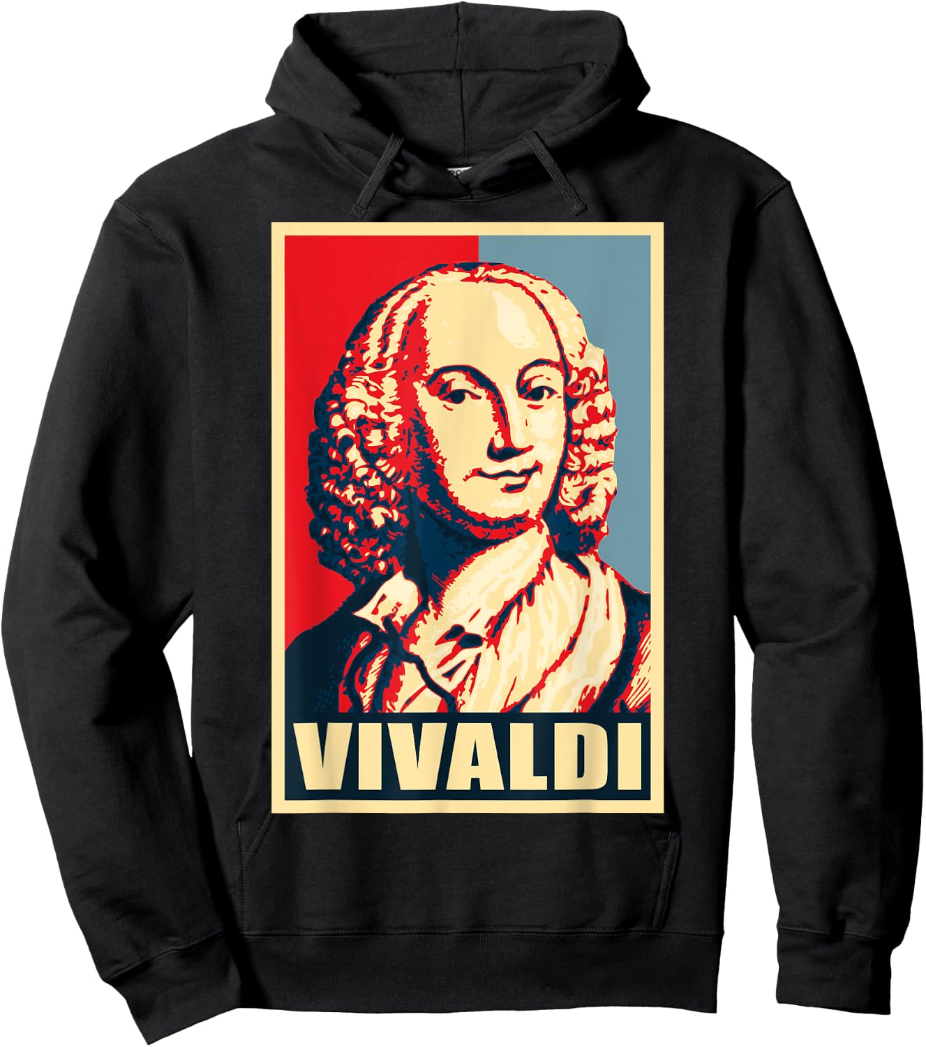 Antonio Vivaldi Classical Music Composer Retro Hoodie - Hoodie | Black