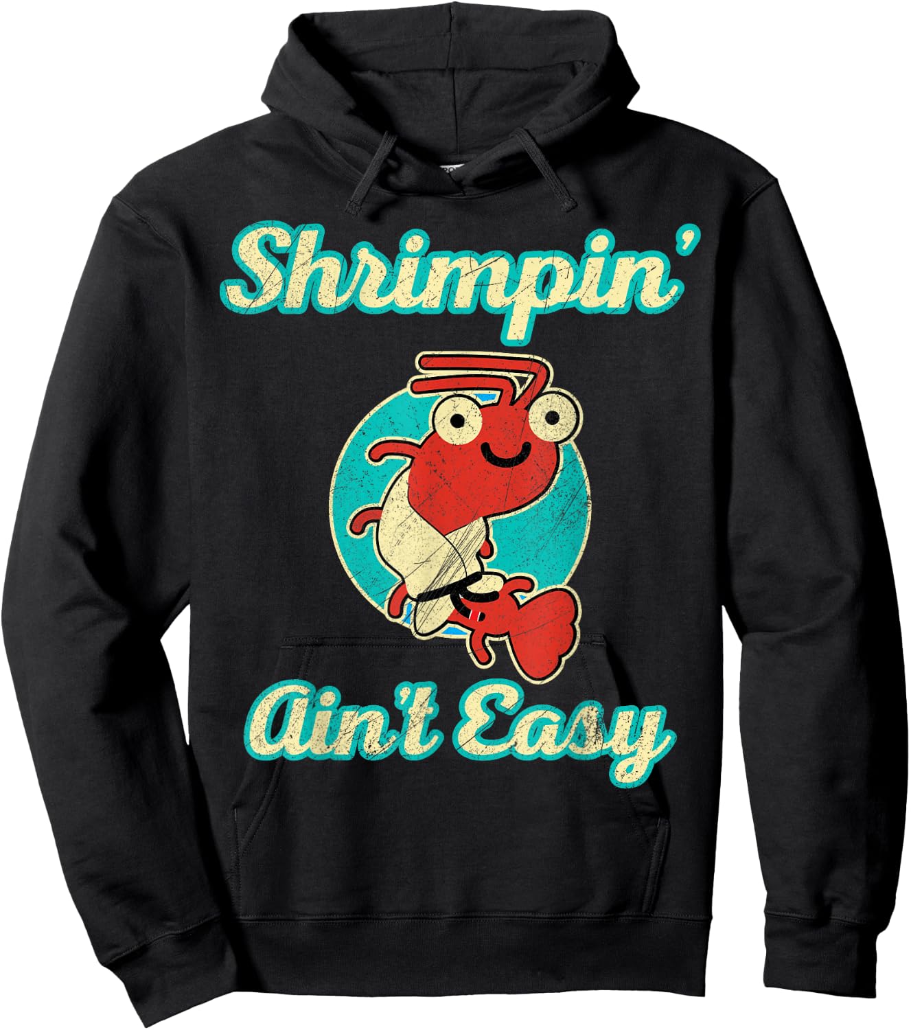 BJJ Shrimpin Aint Easy Hoodie - Hoodie | Black