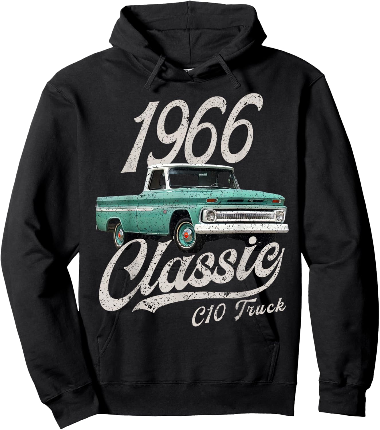 CLICK FOR MORE C10 CARS 1966 c10 truck , Small, Black Hoodie - Hoodie | Black