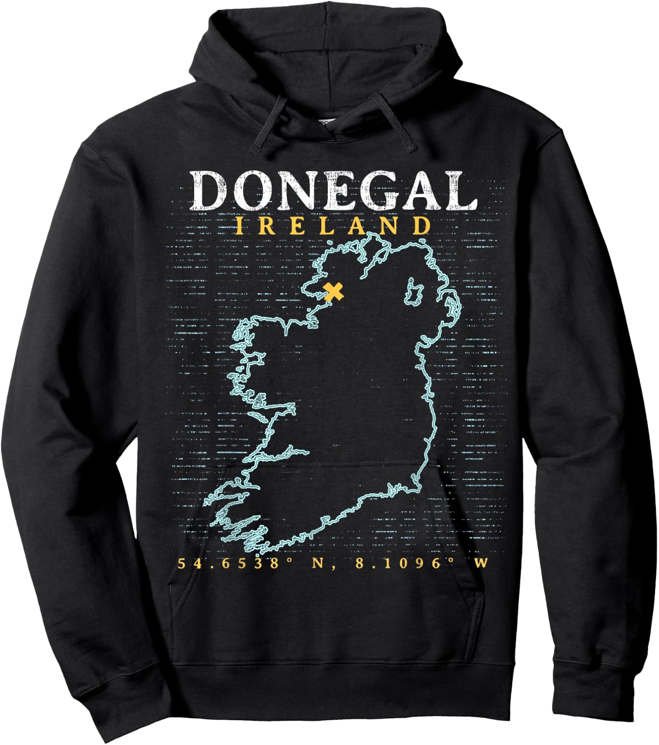 Donegal Ireland Hoodie - Hoodie | Black