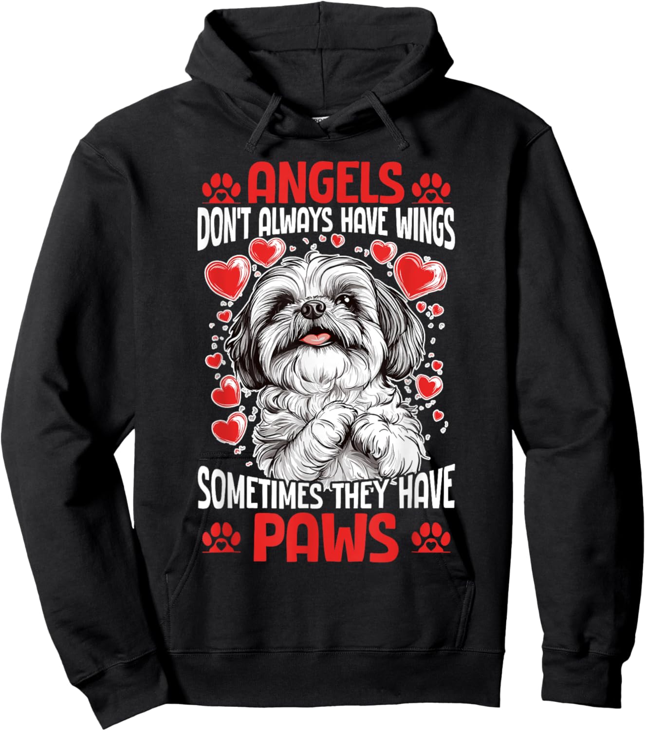 Shih Tzu Dog Owner Hoodie - Hoodie | Black