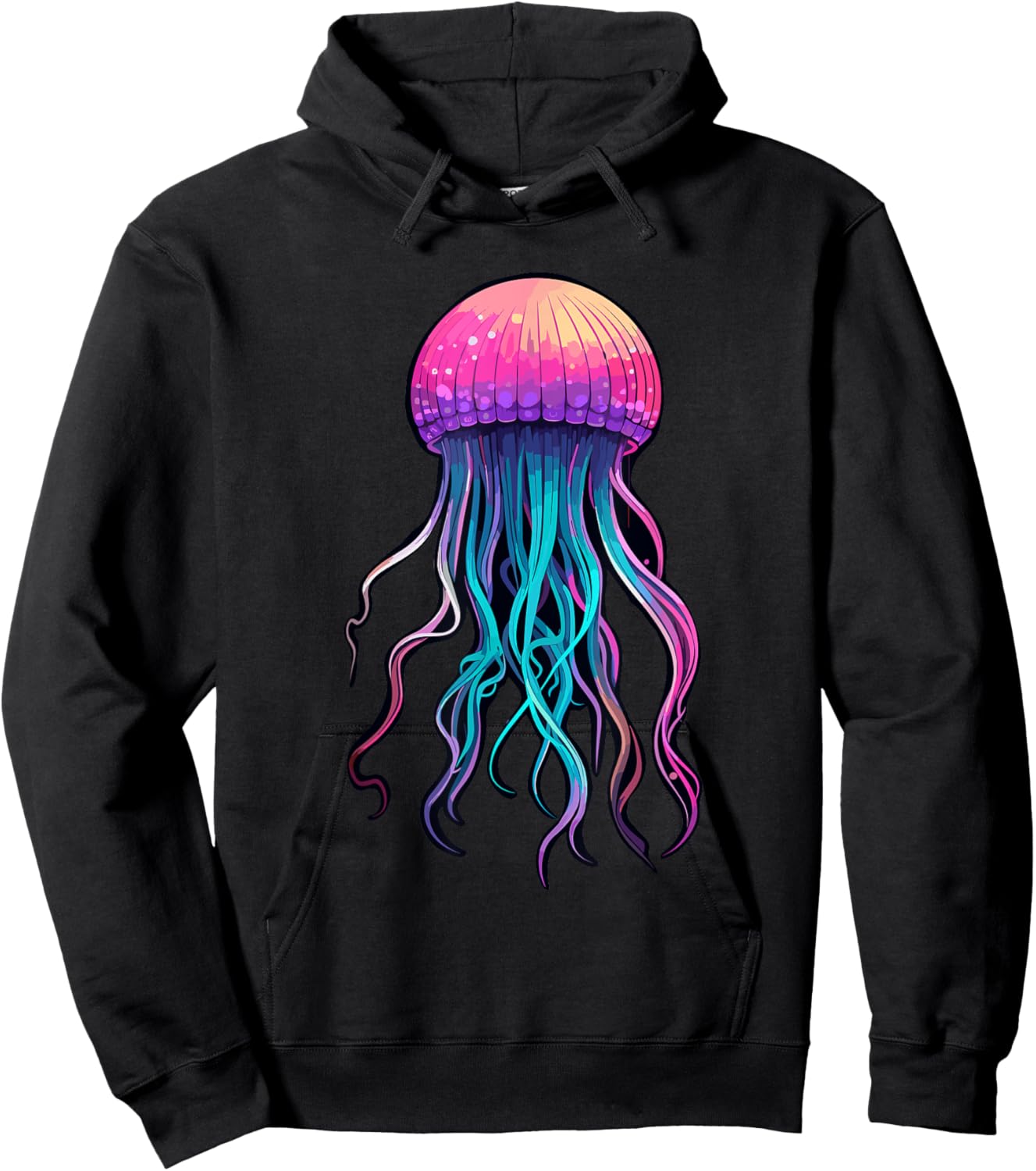 Jellyfish Costume Psychedelic Jelly Fish Sea Ocean Hoodie - Hoodie | Black
