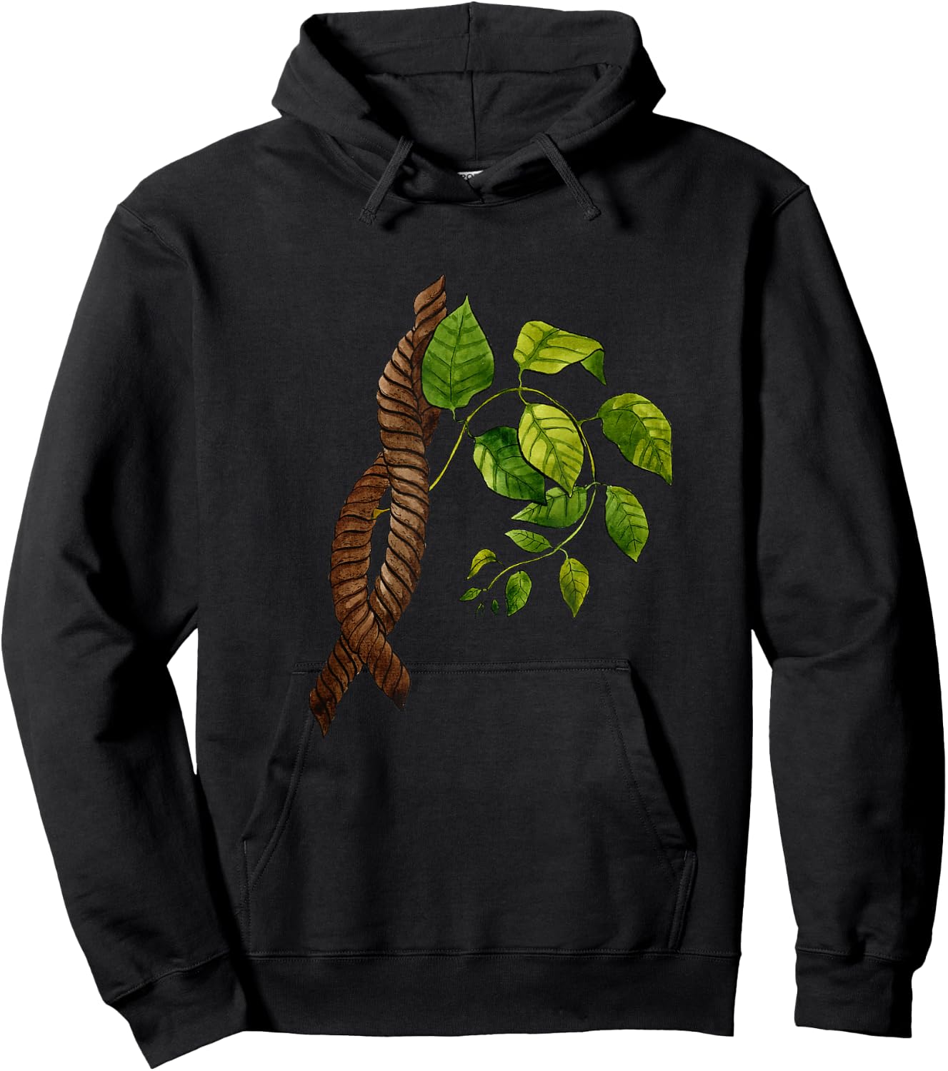 Ayahuasca House Plant DMT Green Leaf Leaves Mind Spirit Hoodie - Hoodie | Black