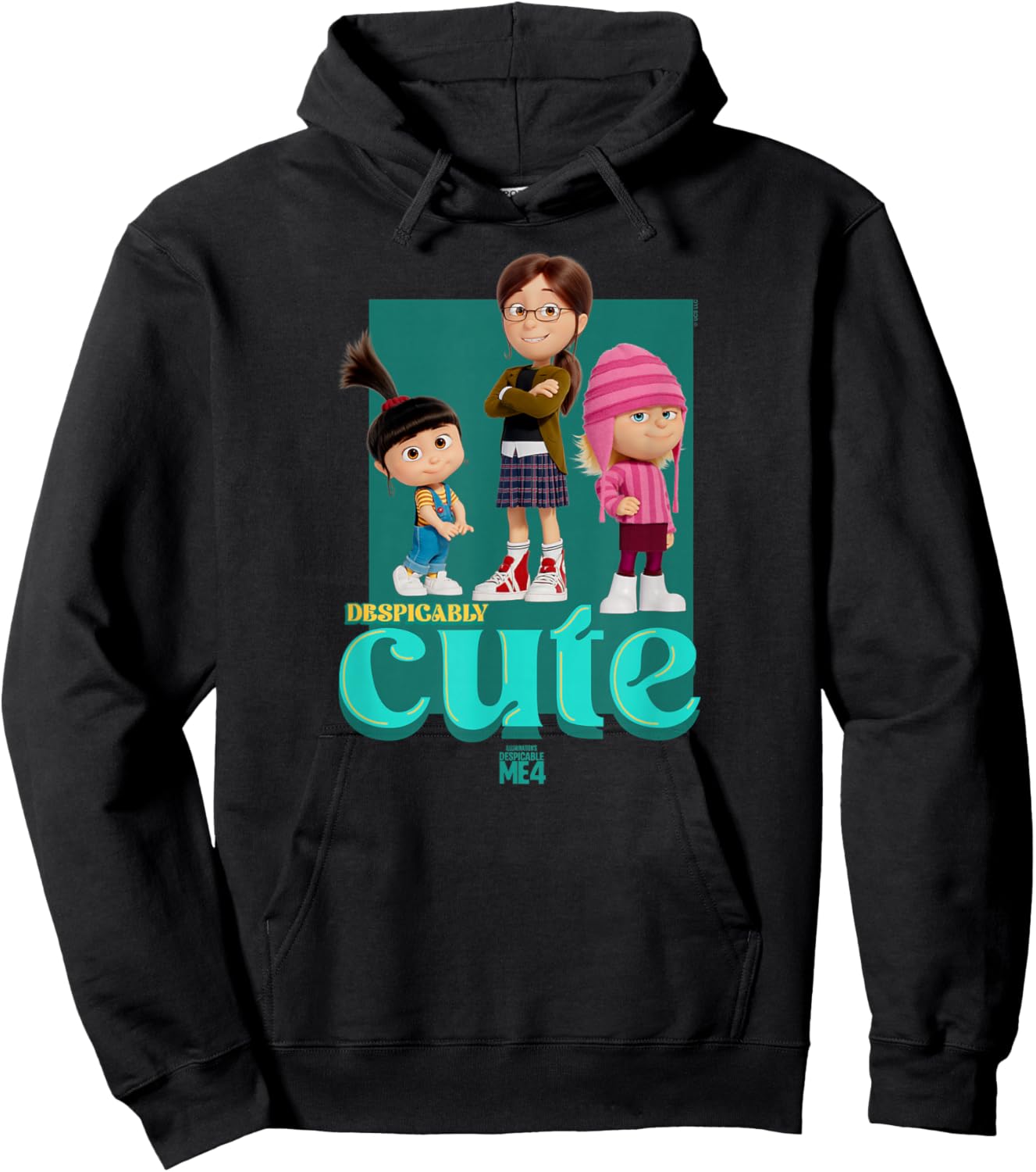 Minions Despicable Me 4 Despicably Cute Hoodie - Hoodie | Black