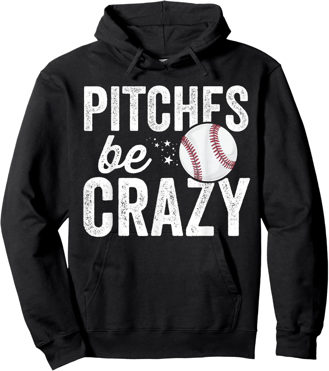 Pitches Be Crazy Adult Mom Mother Hoodie - Hoodie | Black