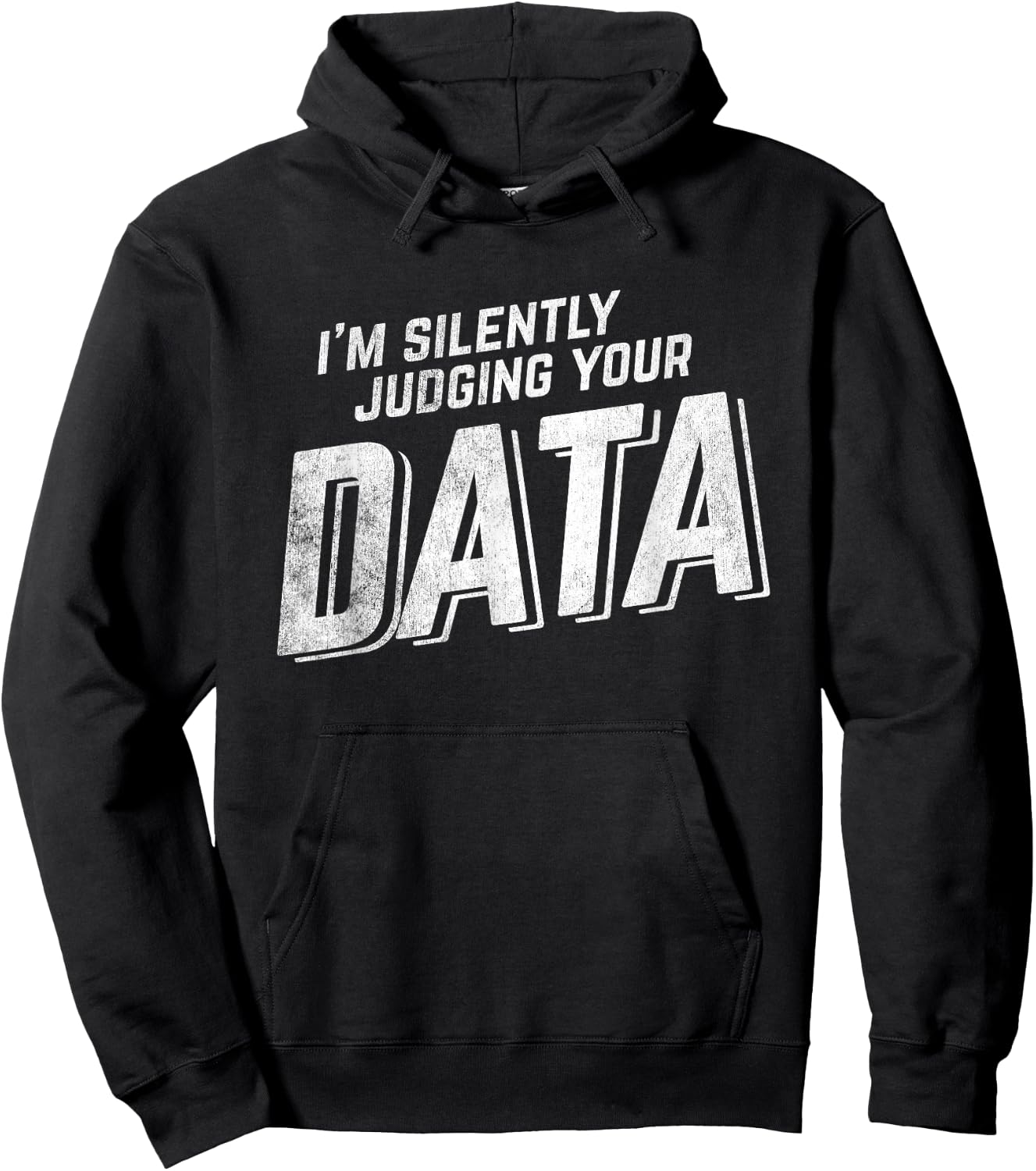 Judging Data Computer Data Science Data Science Hoodie - Hoodie | Black