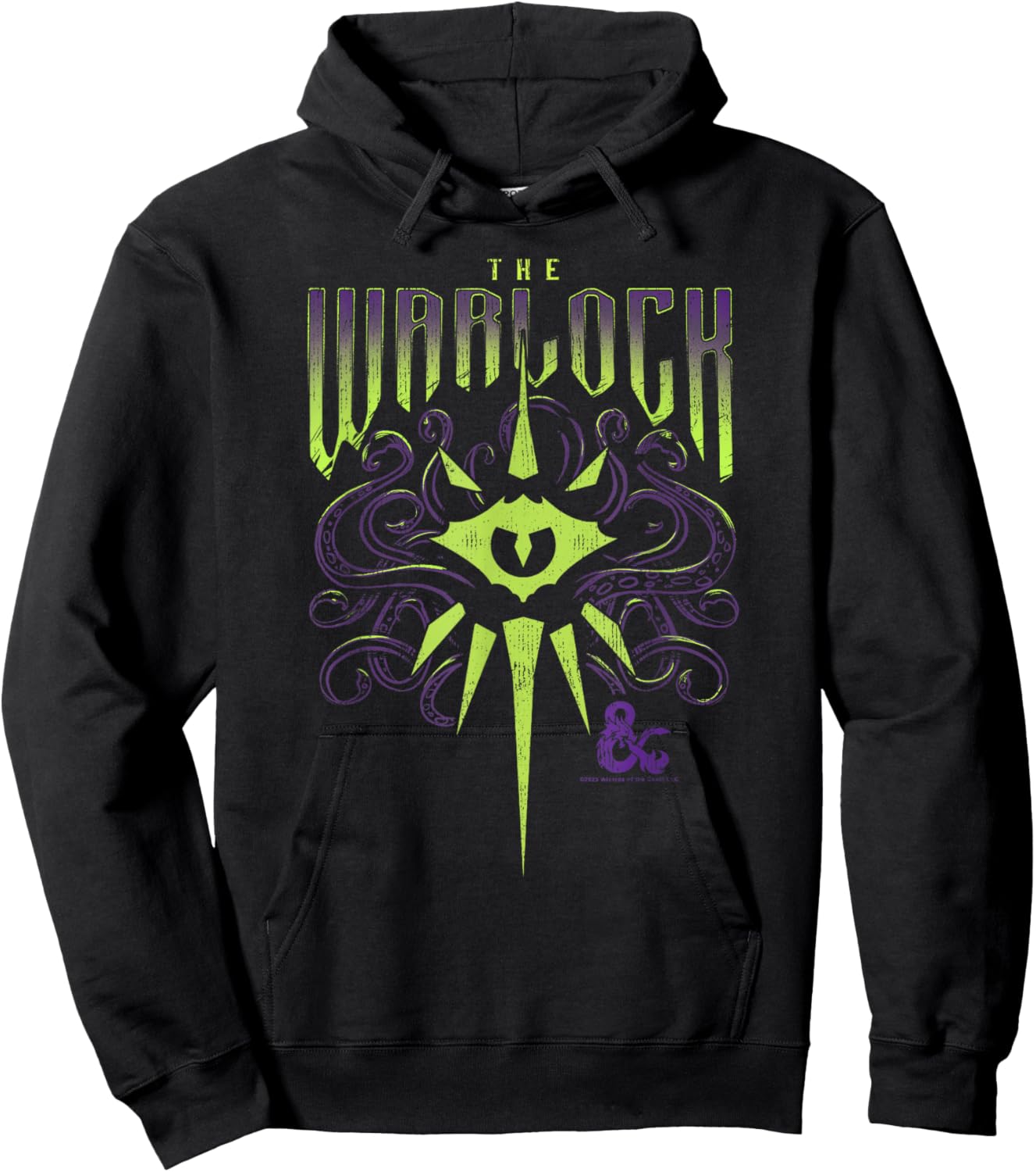 Dungeons & Dragons The Warlock Class Mysterious Pact Logo Hoodie - Hoodie | Black