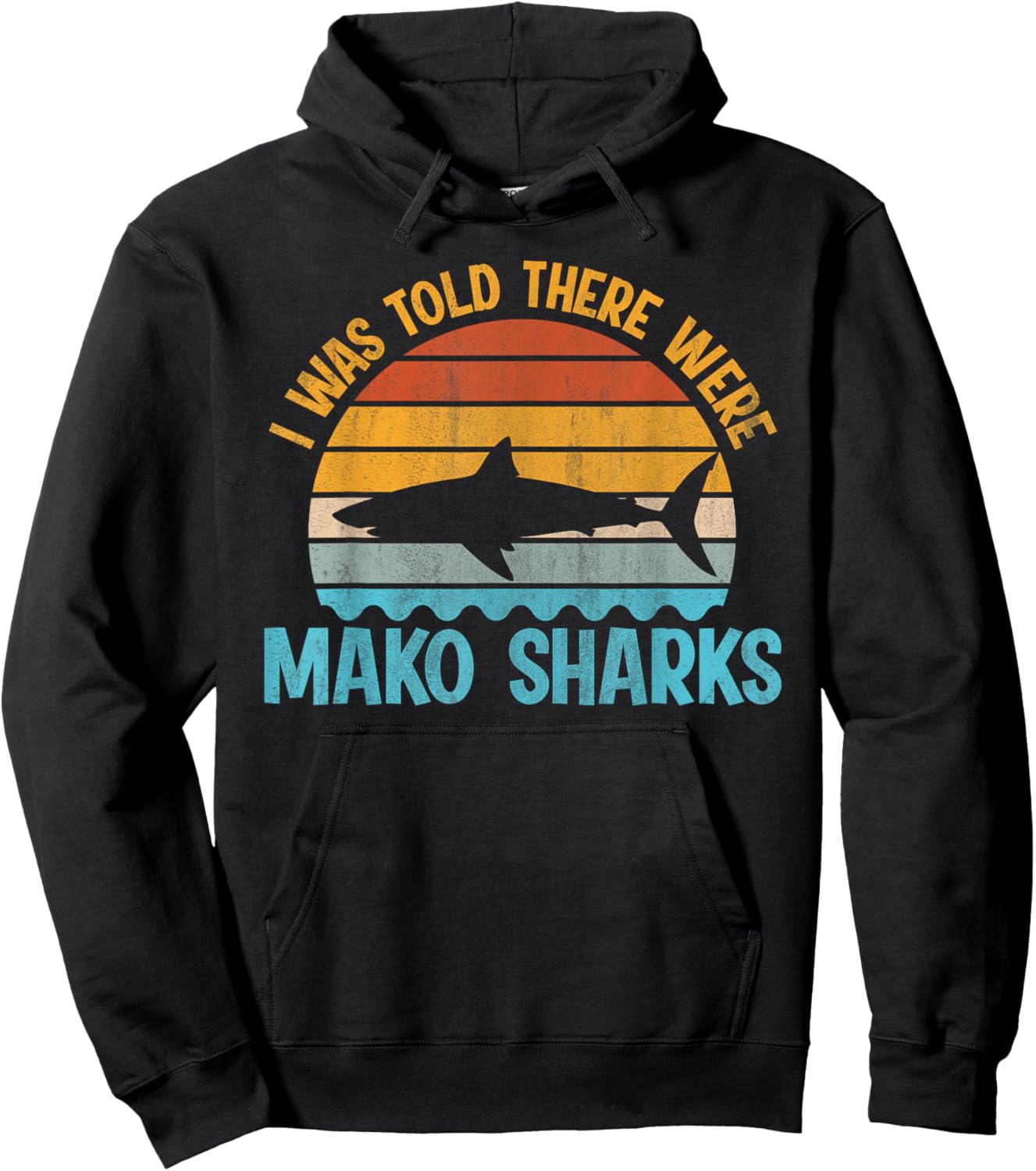 Mako Shark Diving Design for a Mako Shark Expert Hoodie - Hoodie | Black