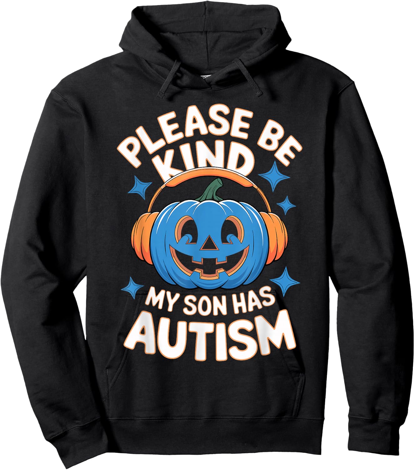 Please Be Kind My Son Has Autism Halloween Hoodie - Hoodie | Black