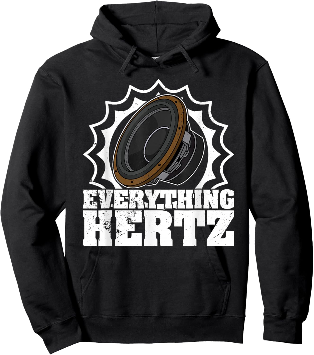 Subwoofer Sound Engineer Audio Synthesizer Music Mixer Hoodie - Hoodie | Black