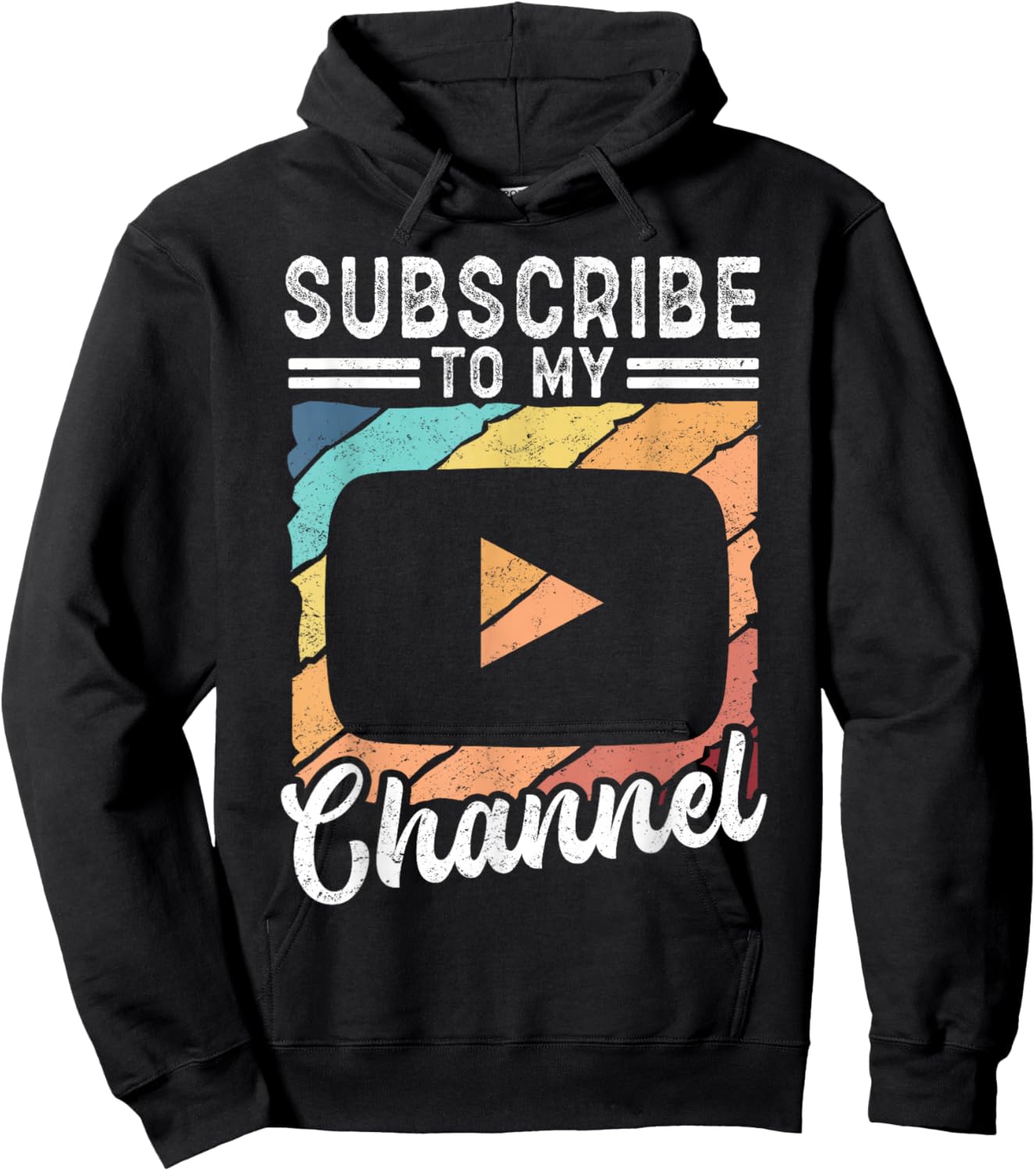 Social Media fan Content Creator Subscribe to My Channel Hoodie - Hoodie | Black