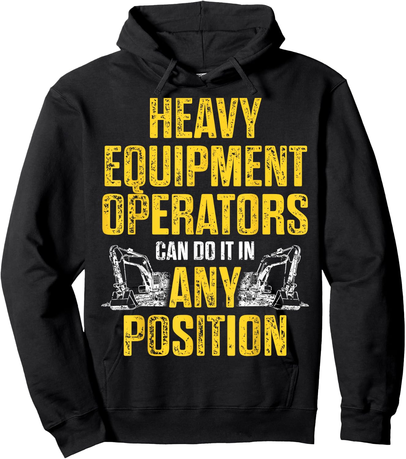 Heavy Equipment Operator Position Funny Driver Hoodie - Hoodie | Black