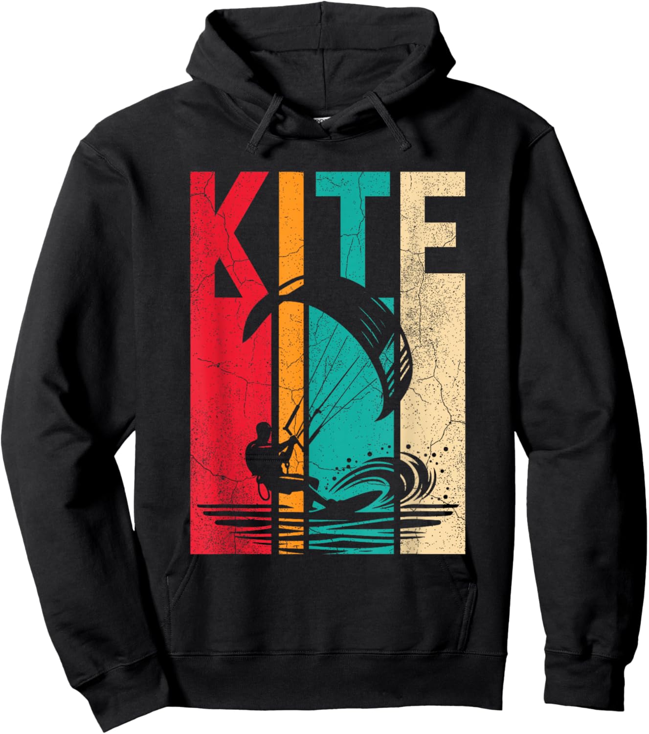 Kiteboarding Kitesurfen Hoodie - Hoodie | Black