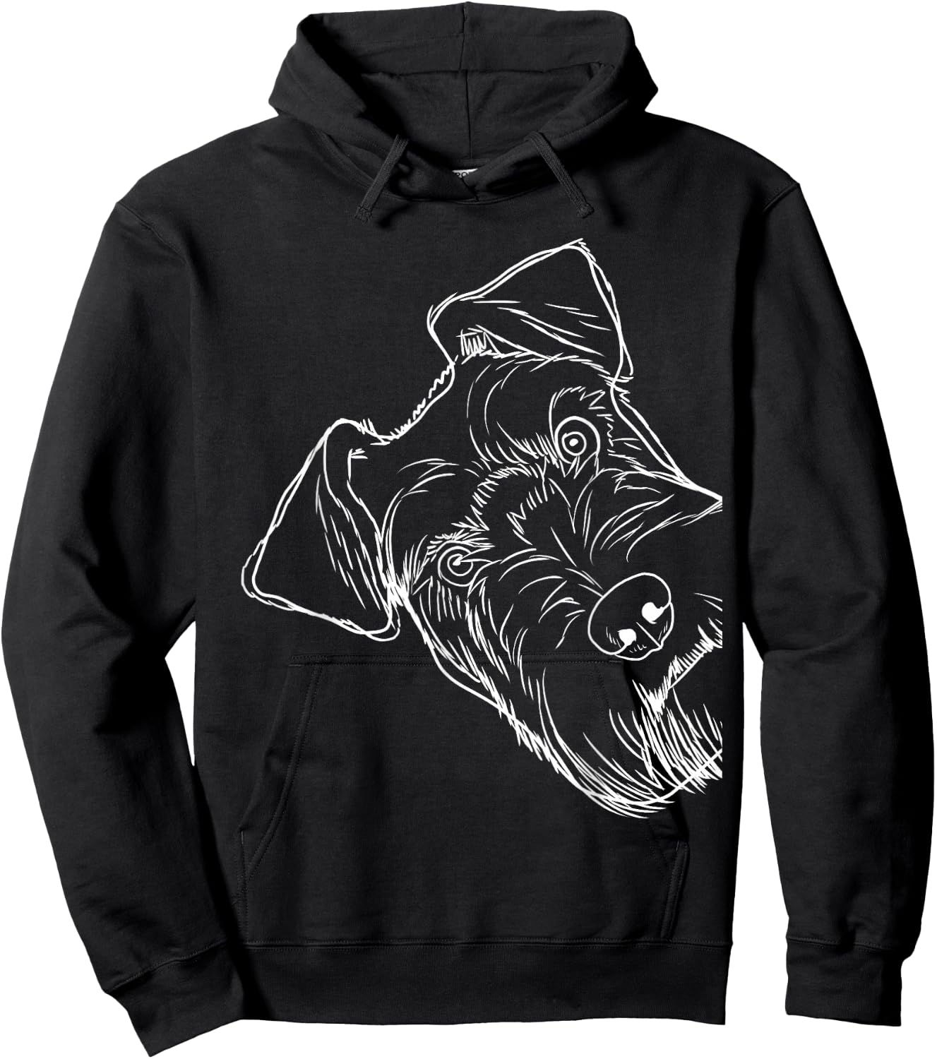 Funny Dog Schnauzer Hoodie - Hoodie | Black