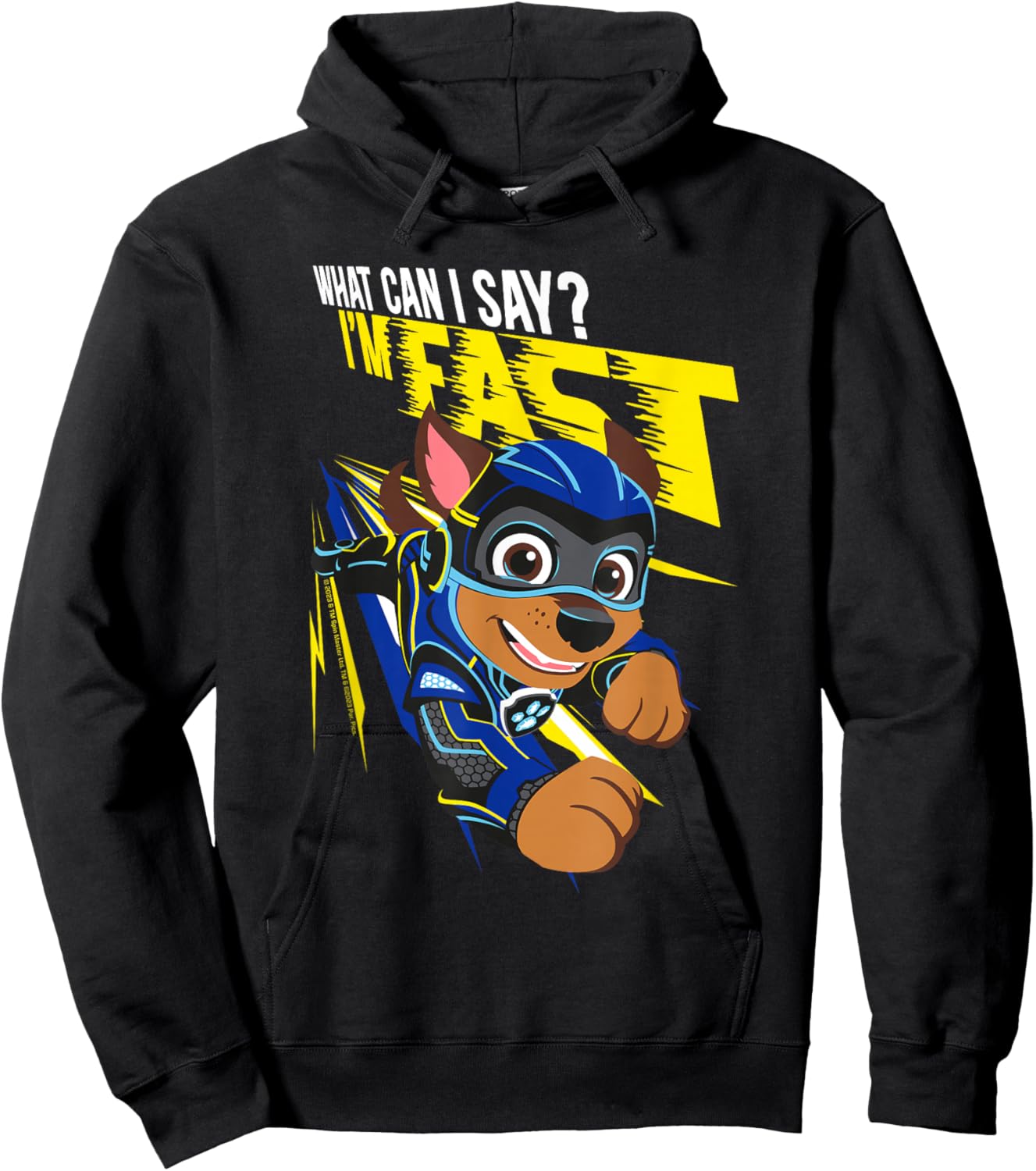 PAW Patrol: The Mighty Movie Chase Flying Hoodie - Hoodie | Black