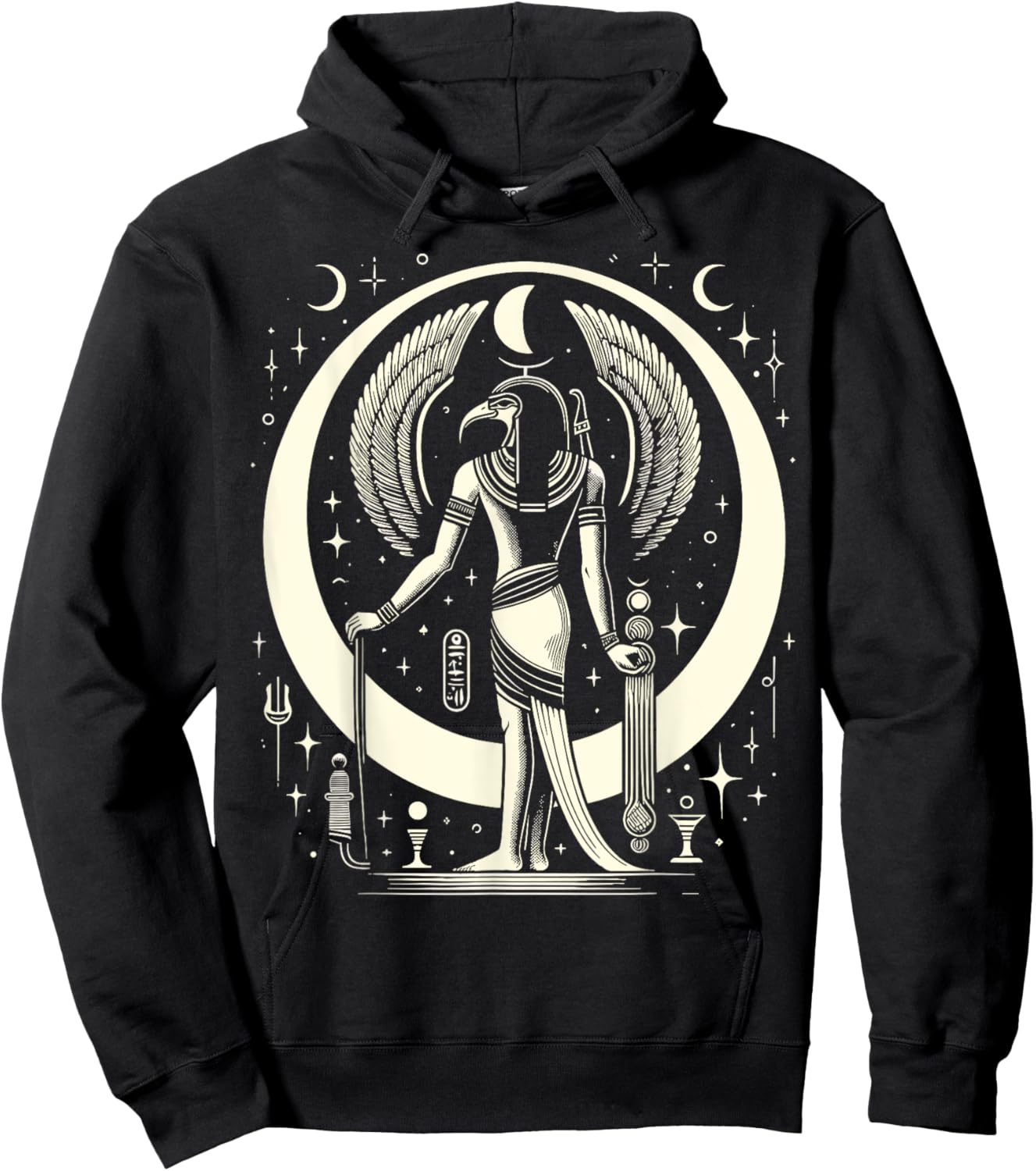 Thoth Egyptian Mythology Diety Ibis Ancient Egypt Hoodie - Hoodie | Black