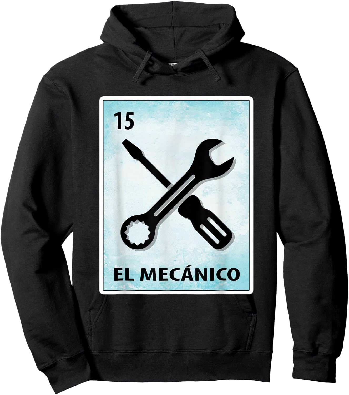 El Mecanico Mexican Mechanic Cards Hoodie - Hoodie | Black