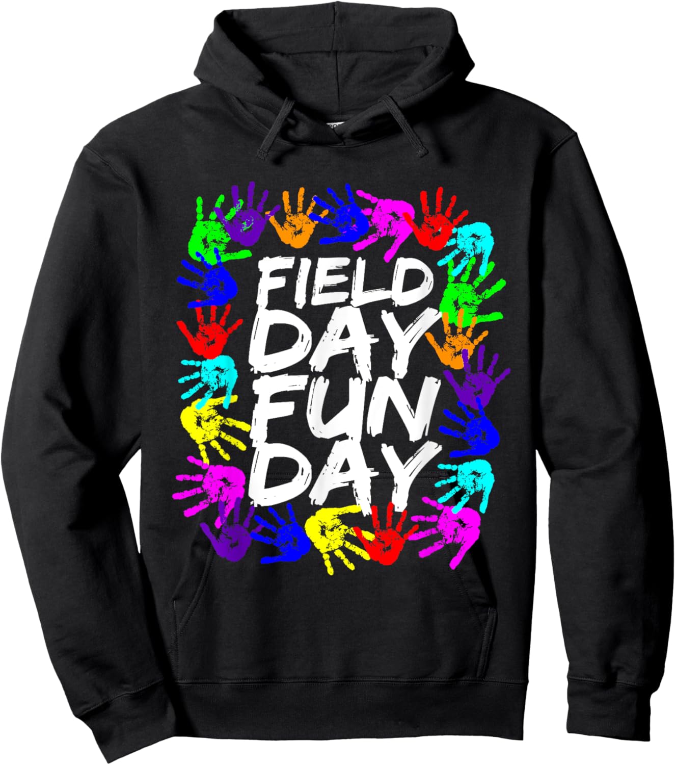 Cute Field Day Teacher Hoodie - Hoodie | Black