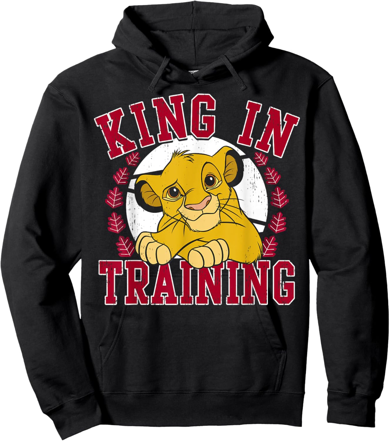 Disney The Lion King Simba King In Training Portrait Hoodie - Hoodie | Black