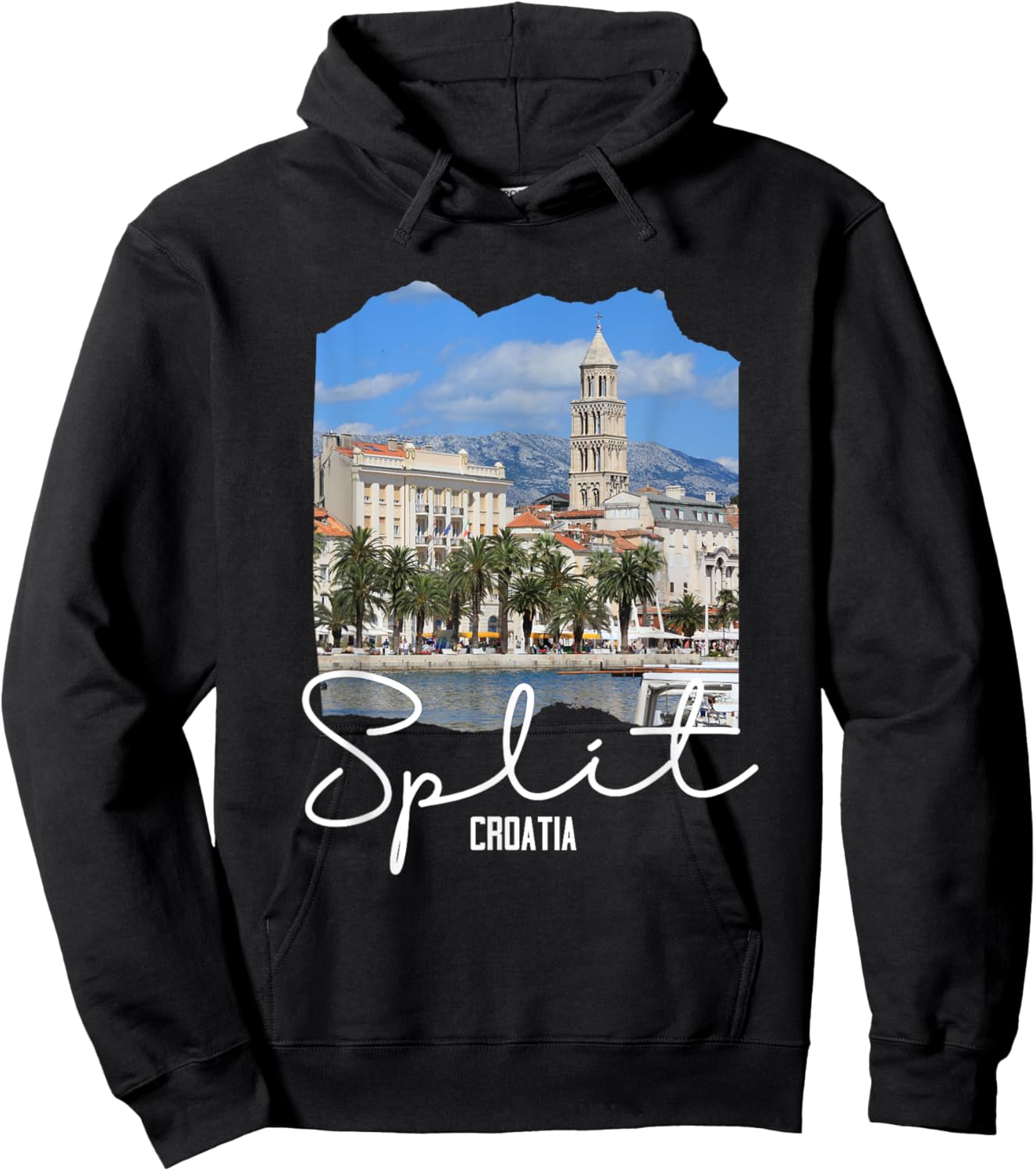 Split Croatia Souvenir / Split Hoodie - Hoodie | Black