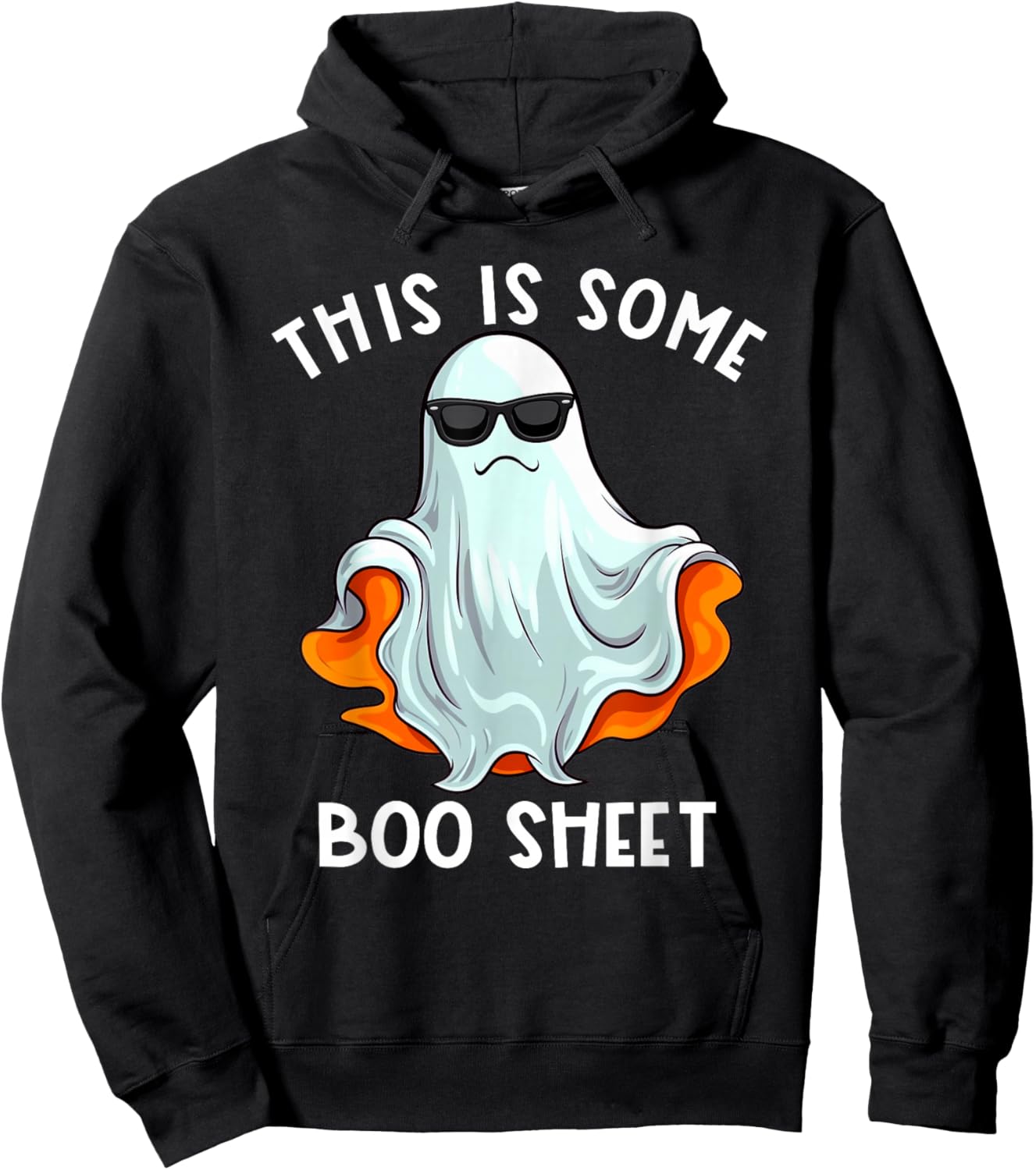 Halloween Retro Boo Ghost This Is Some Boo Sheet Hoodie - Hoodie | Black