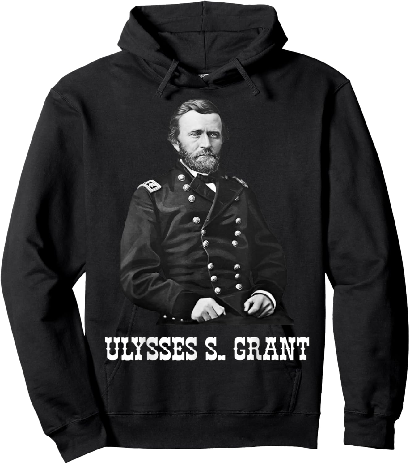 Ulysses Grant American Civil War History Hoodie - Hoodie | Black