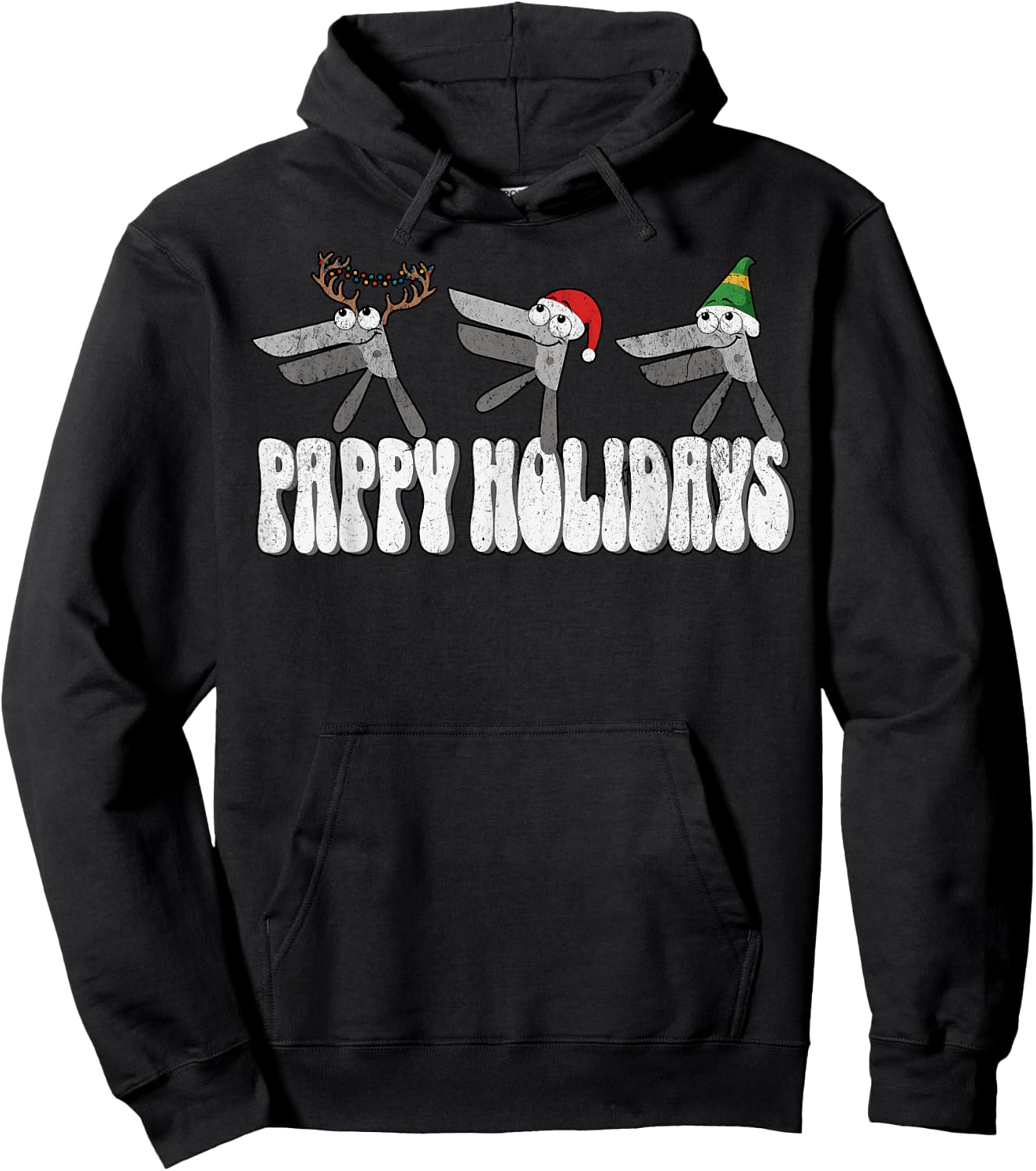 Reindeer Speculum Crew OBGYN Nurse Obstetrics Doula Xmas Hoodie - Hoodie | Black