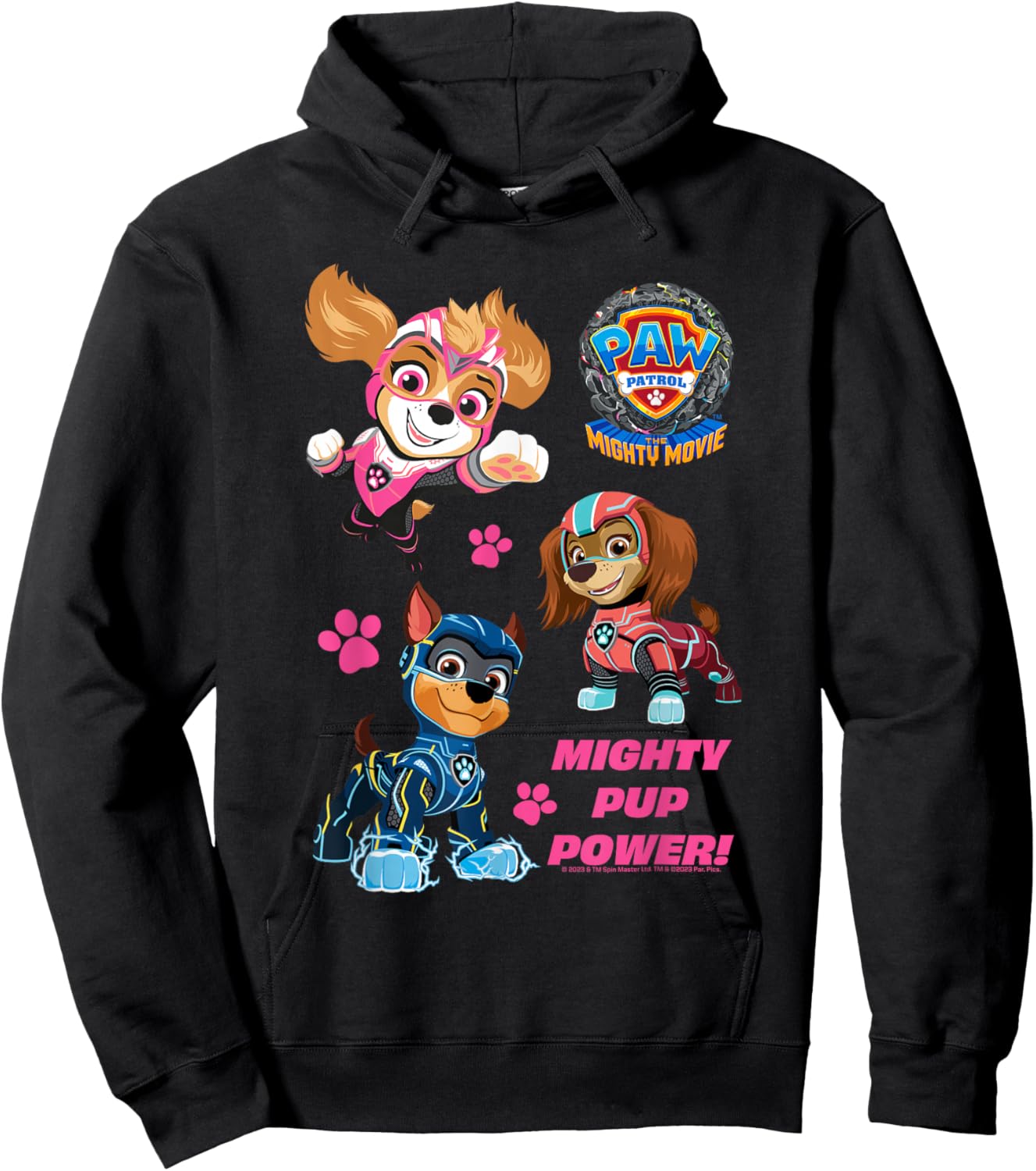 PAW Patrol: The Mighty Movie Mighty Pup Power Hoodie - Hoodie | Black